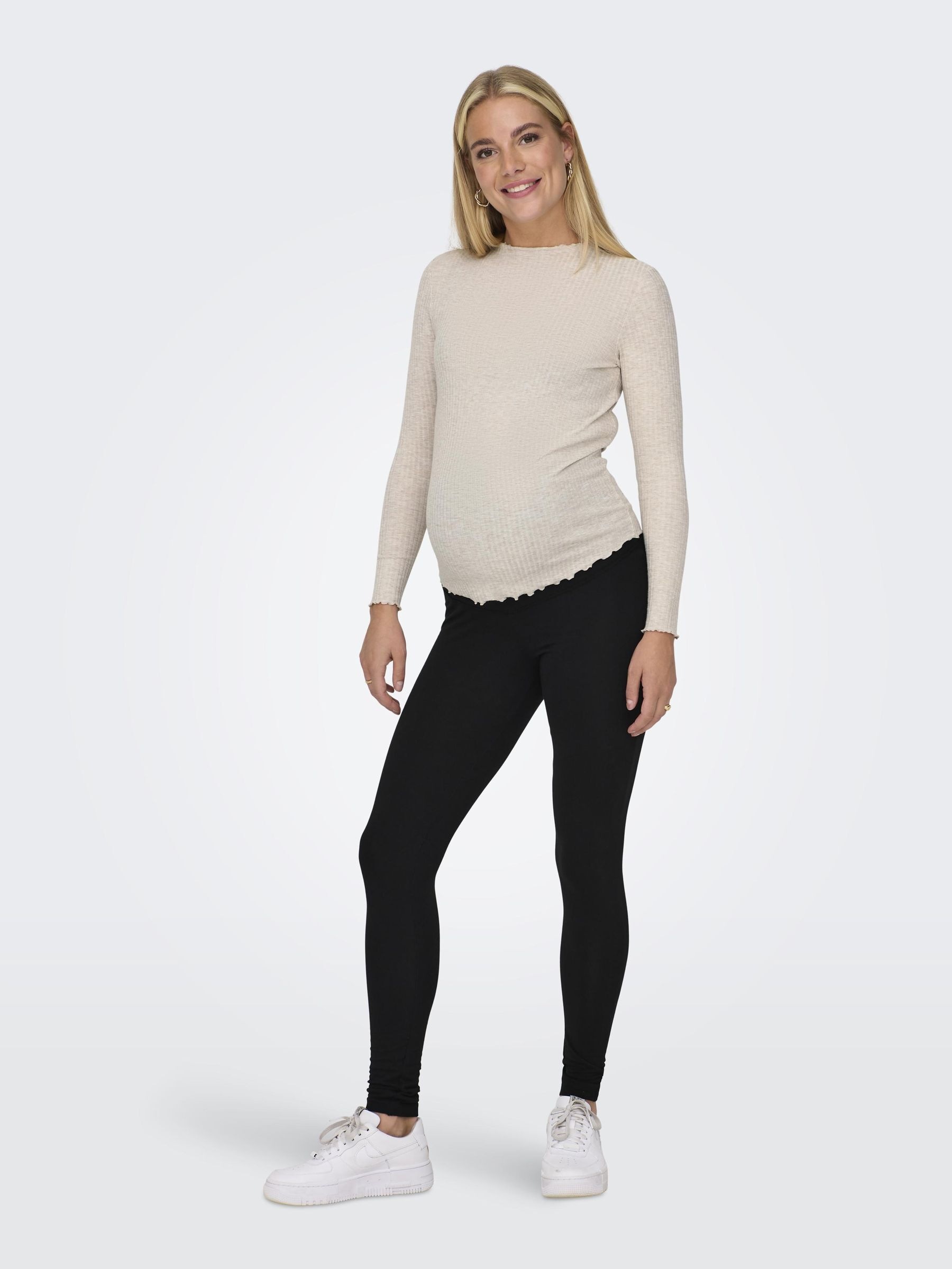 ONLY MATERNITY Umstandsleggings »OLMLOVELY NEW LEGGING 2PCK JRS NOOS«, (Packung, 2 tlg.)