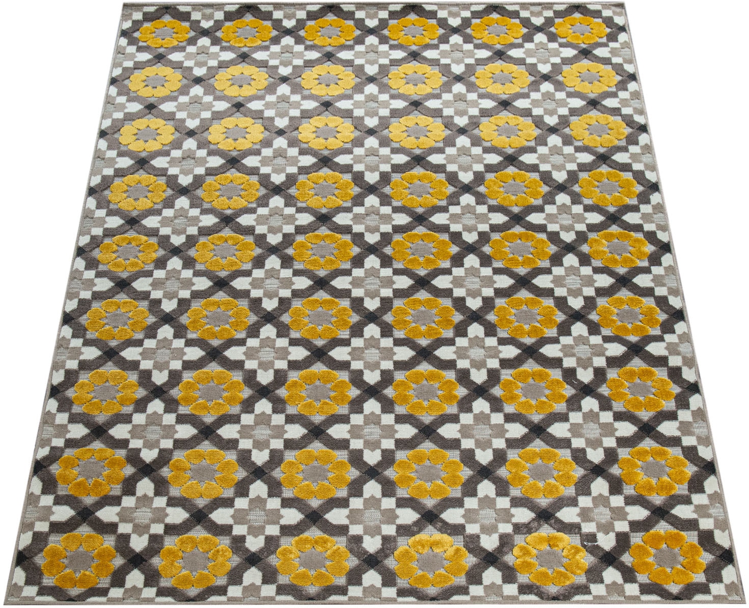 Teppich »Charleroi 492«, rechteckig, 3D-Design, Motiv Blüten, In- und Outdoor geeignet