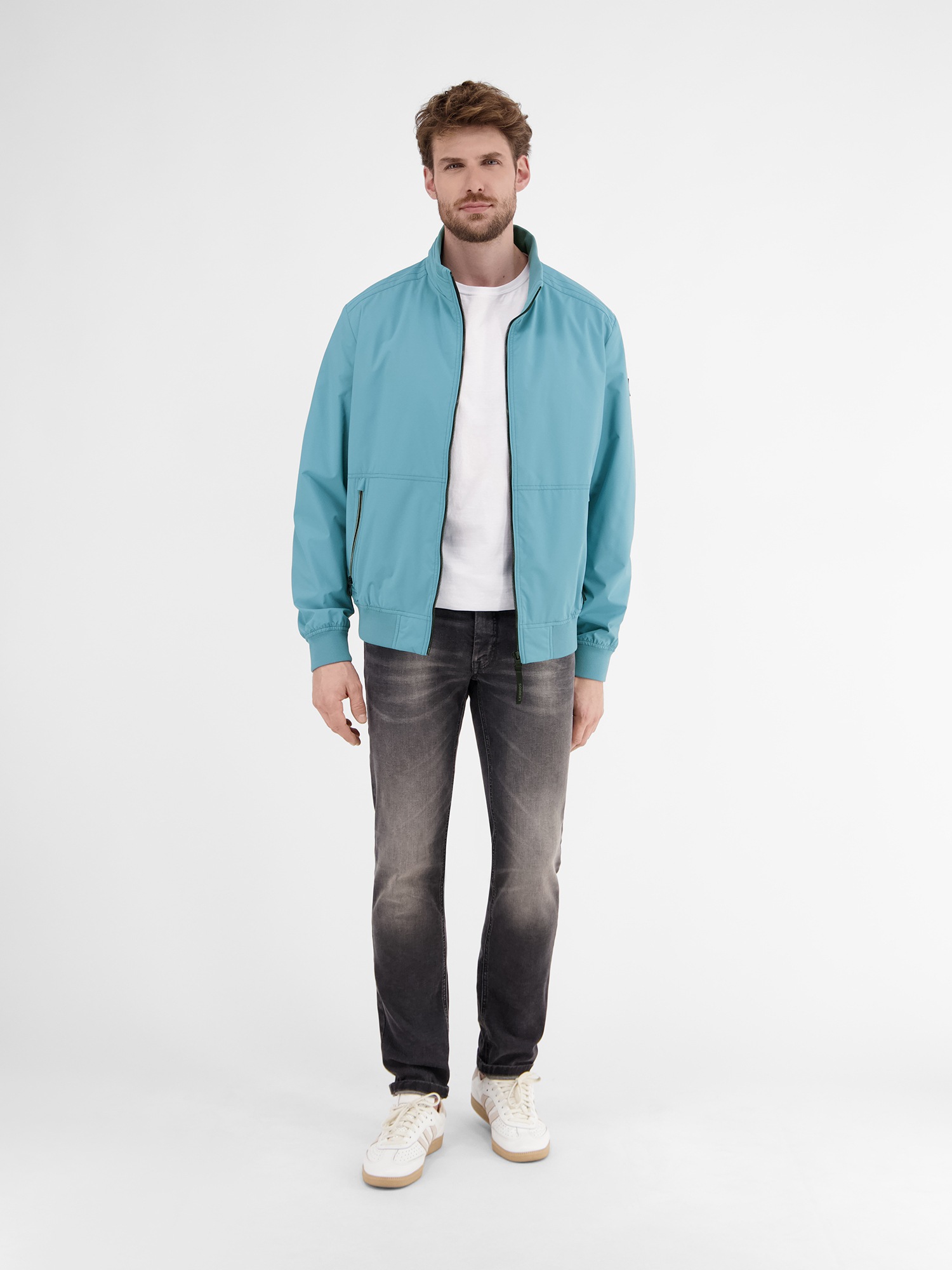 LERROS Blouson »LERROS Wind- und wasserabweisender Herren Blouson«, ohne Kapuze, Wasser- und windabweisend, atmungsaktiv
