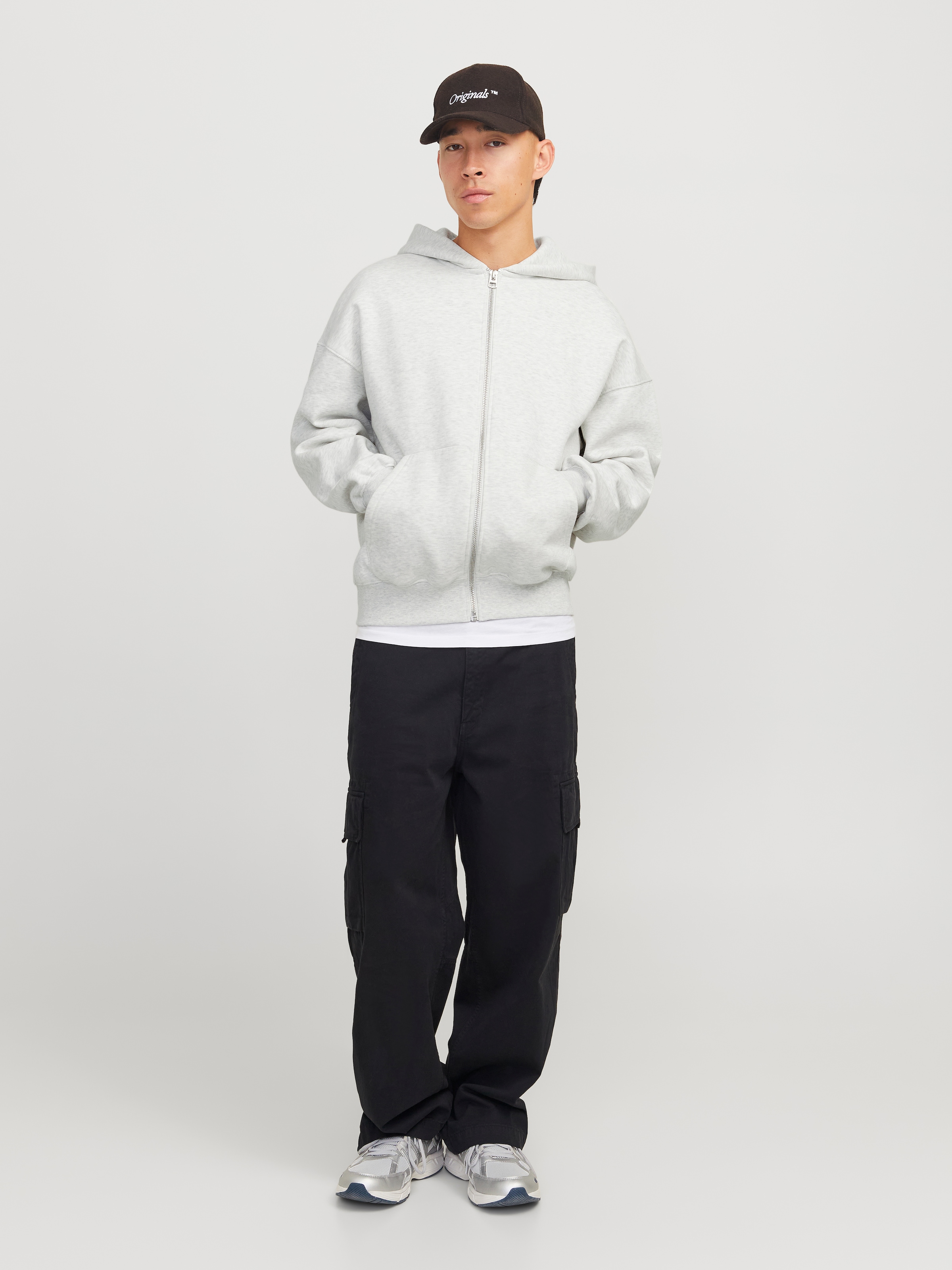 Jack & Jones Kapuzensweatjacke »JJEURBAN EDGE SWEAT ZIP HOOD NOOS«, mit Rippbündchen