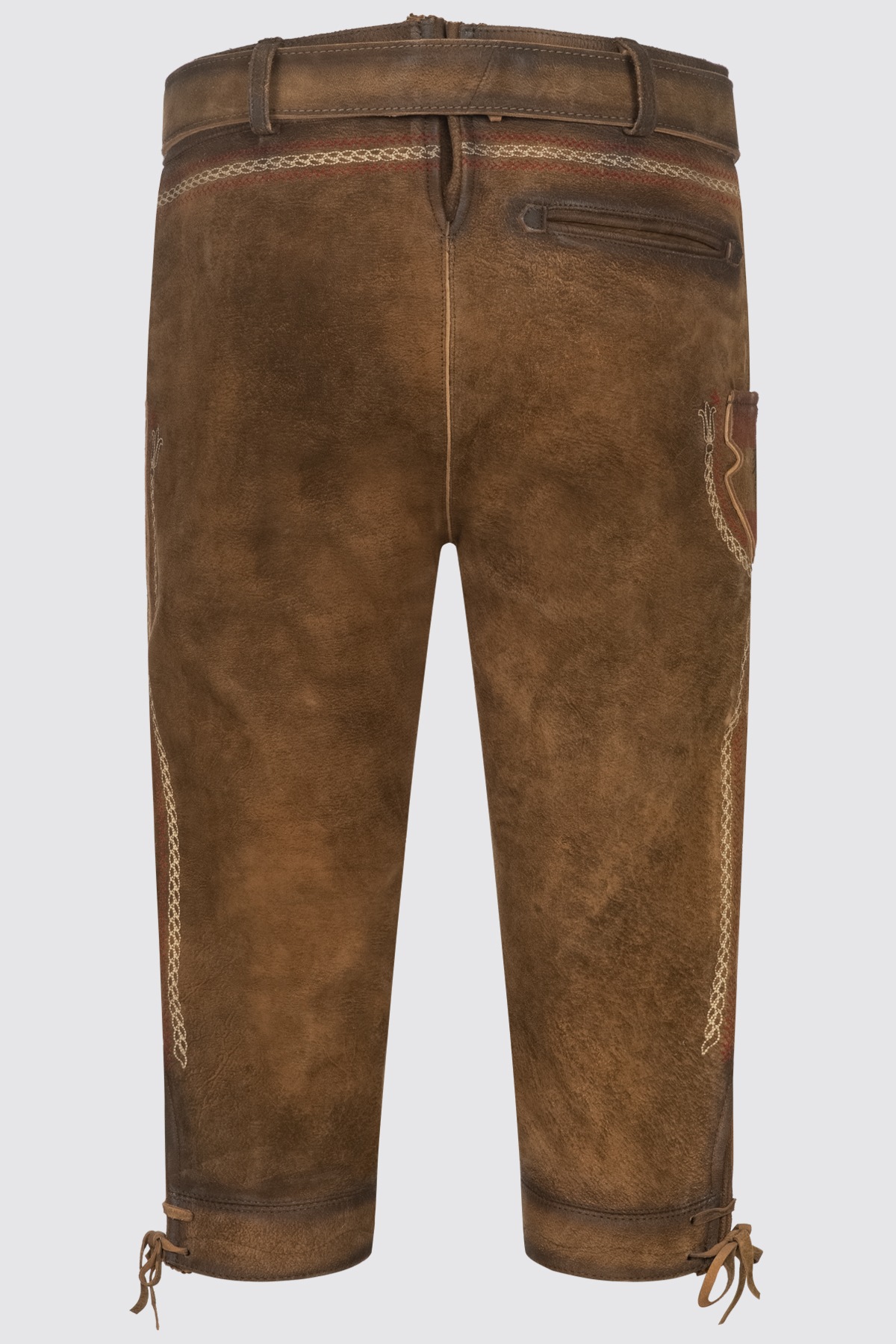 Krüger Lederhose »Lederhose Mei Hoamat Kniebund«