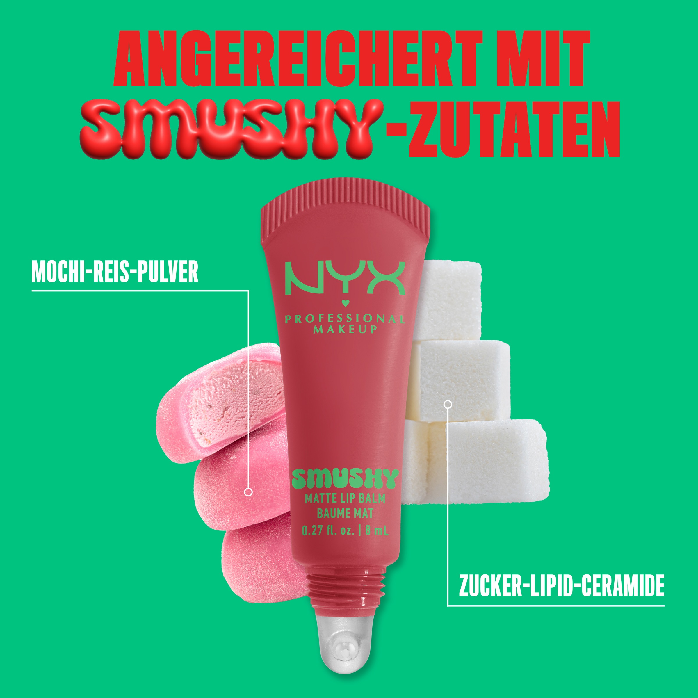 NYX Lippenbalsam »NYX Professional Makeup Smushy Matte Lip Balm«