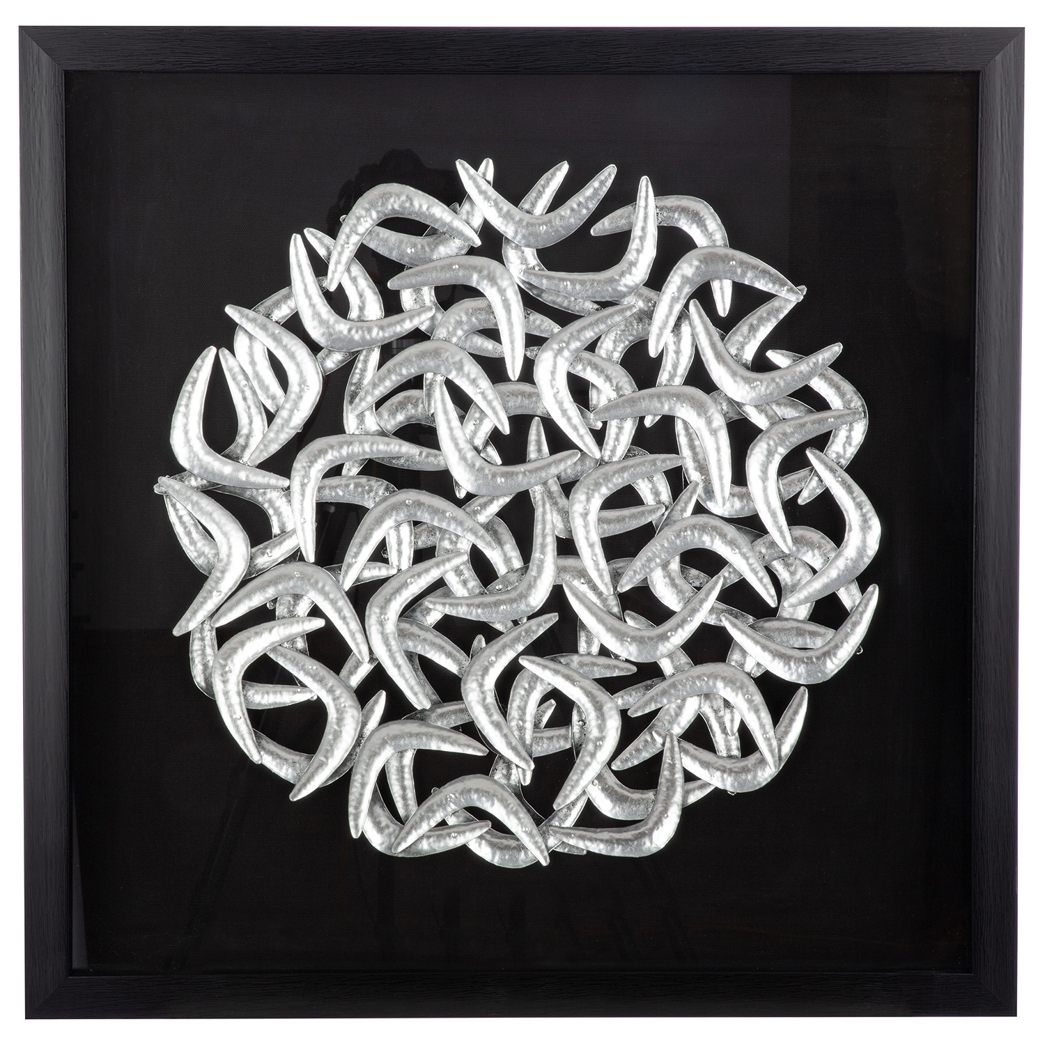 Casablanca by Gilde Bild mit Rahmen »Bild quadratisch Salerno schwarz H. 60 cm« 1 Stk. tlg.