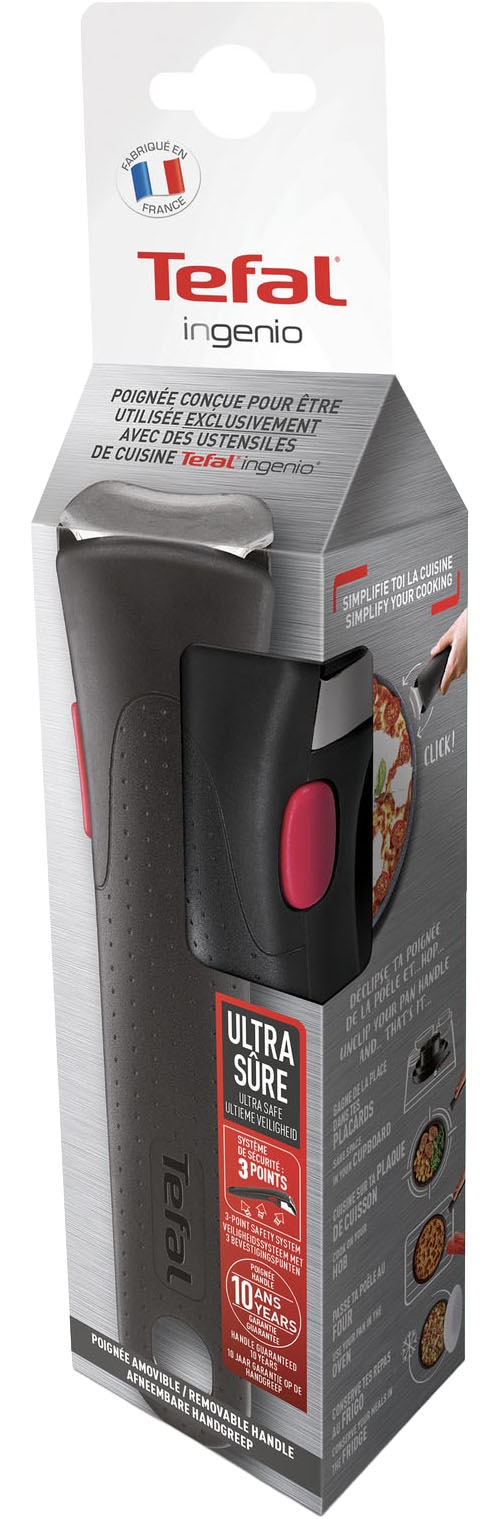 Tefal Griff »L98633 Ingenio«, (1 St.), Griff, schwarz, kompatibel mit Ingenio mit abnehmbarem Griff