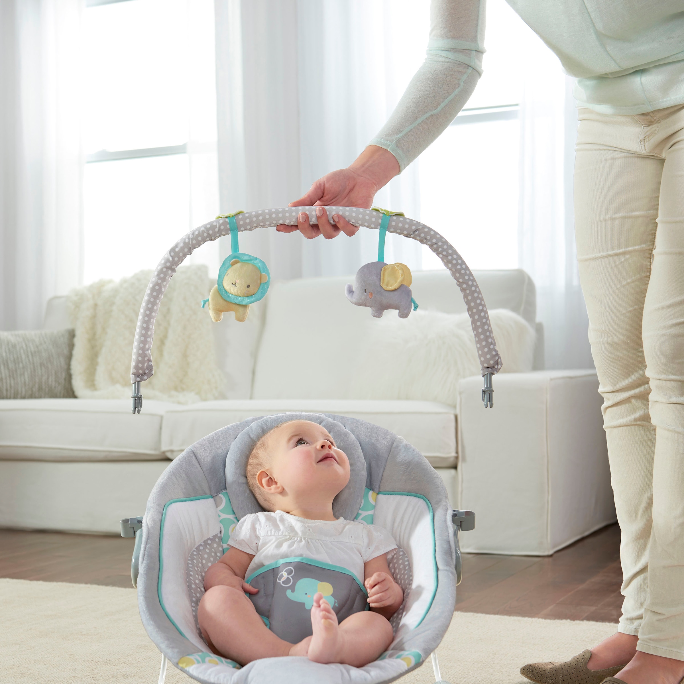 ingenuity Babywippe »Soothing Bouncer, Morrison«, bis 18 kg