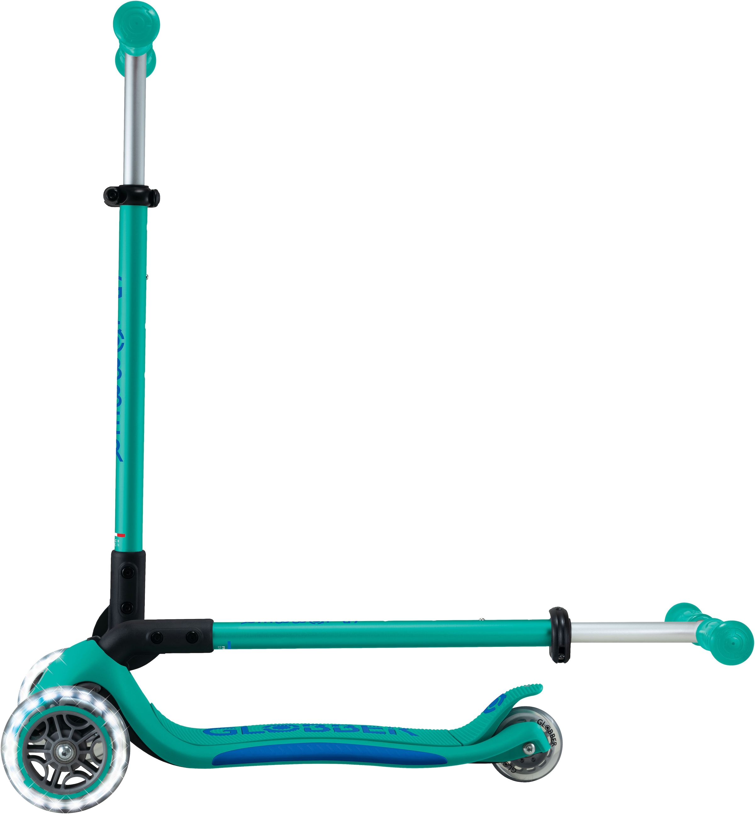 Globber Tretroller »GLOBBER ELITE LIGHTS, mit Leuchtrollen«