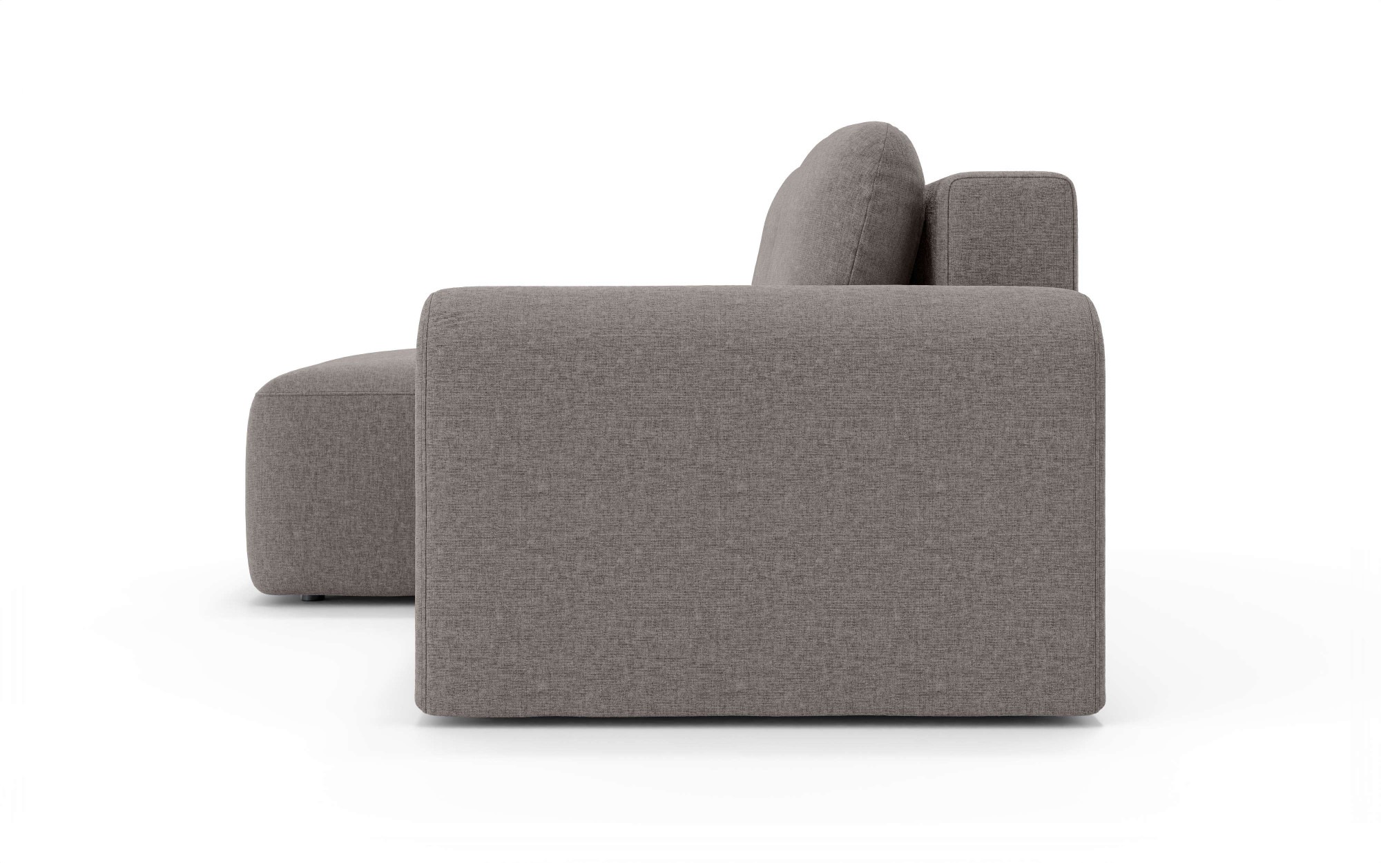 OTTO home Ecksofa »LEOO universell Schlafsofa mit Bettkasten, Maße B/T/H: 272/152/84,5 cm« L-Form mit Recamiere rechts oder links montierbar, hoher Sitzkomfort