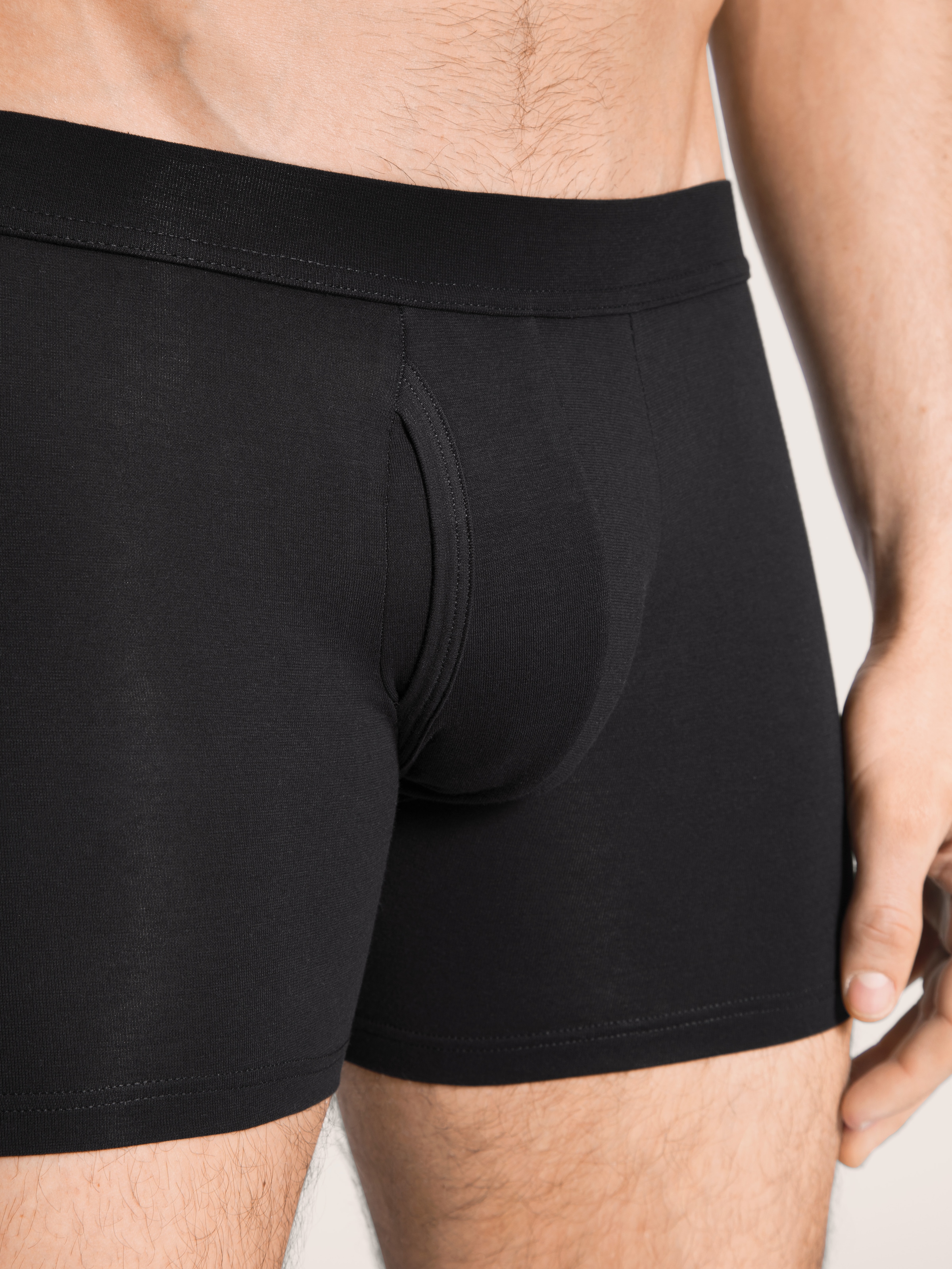 CALIDA Boxer, mit kleinem Logo-Schriftzug