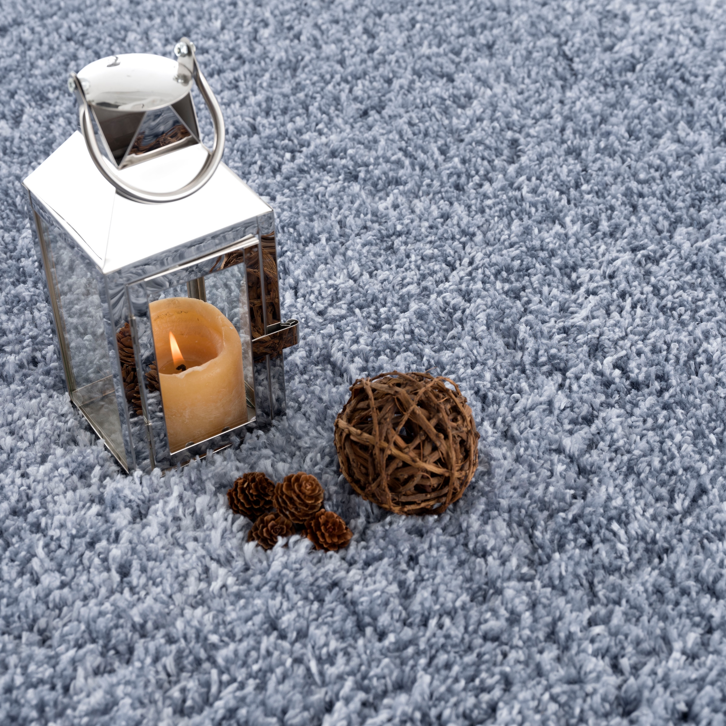 Sanat Hochflor-Teppich »Porto«, rechteckig, 45 mm Höhe, Wohnzimmer, Langflor, Shaggy Teppich