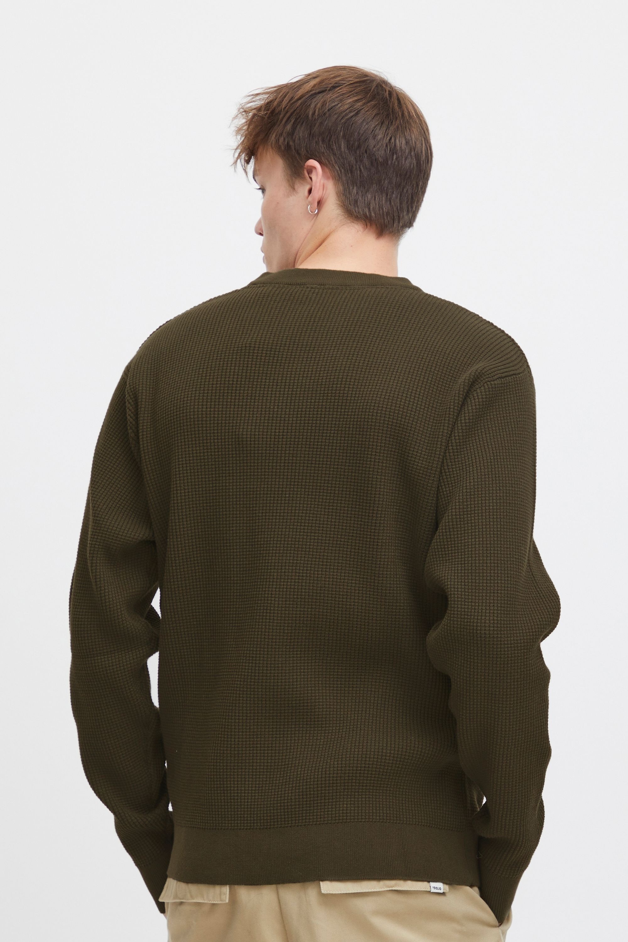 !Solid Strickfleece-Pullover »Strickpullover SDHami«
