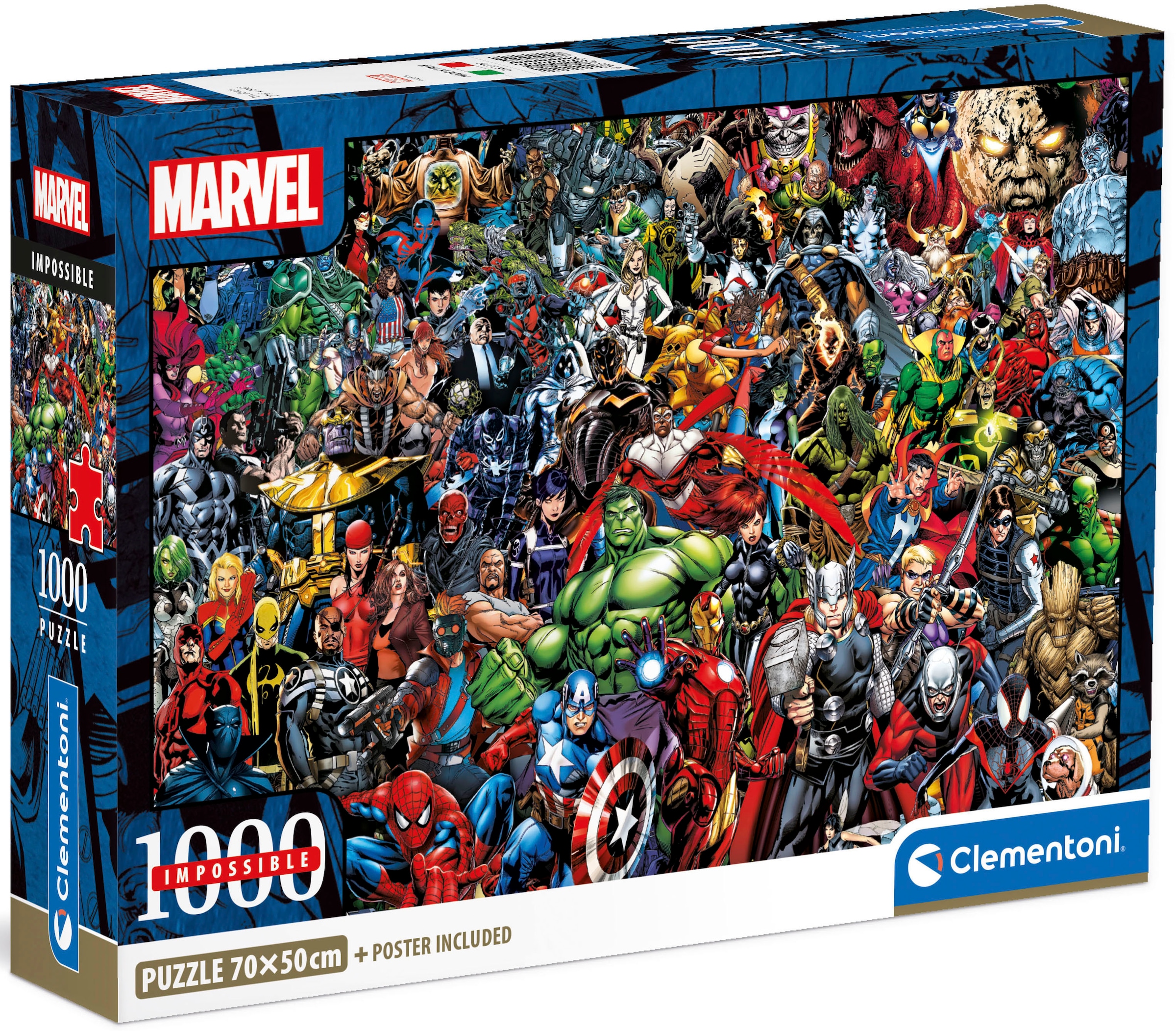 Puzzle »Impossible, Marvel Universe Compact, mit neuer Compact Box«, Made in Europe;...