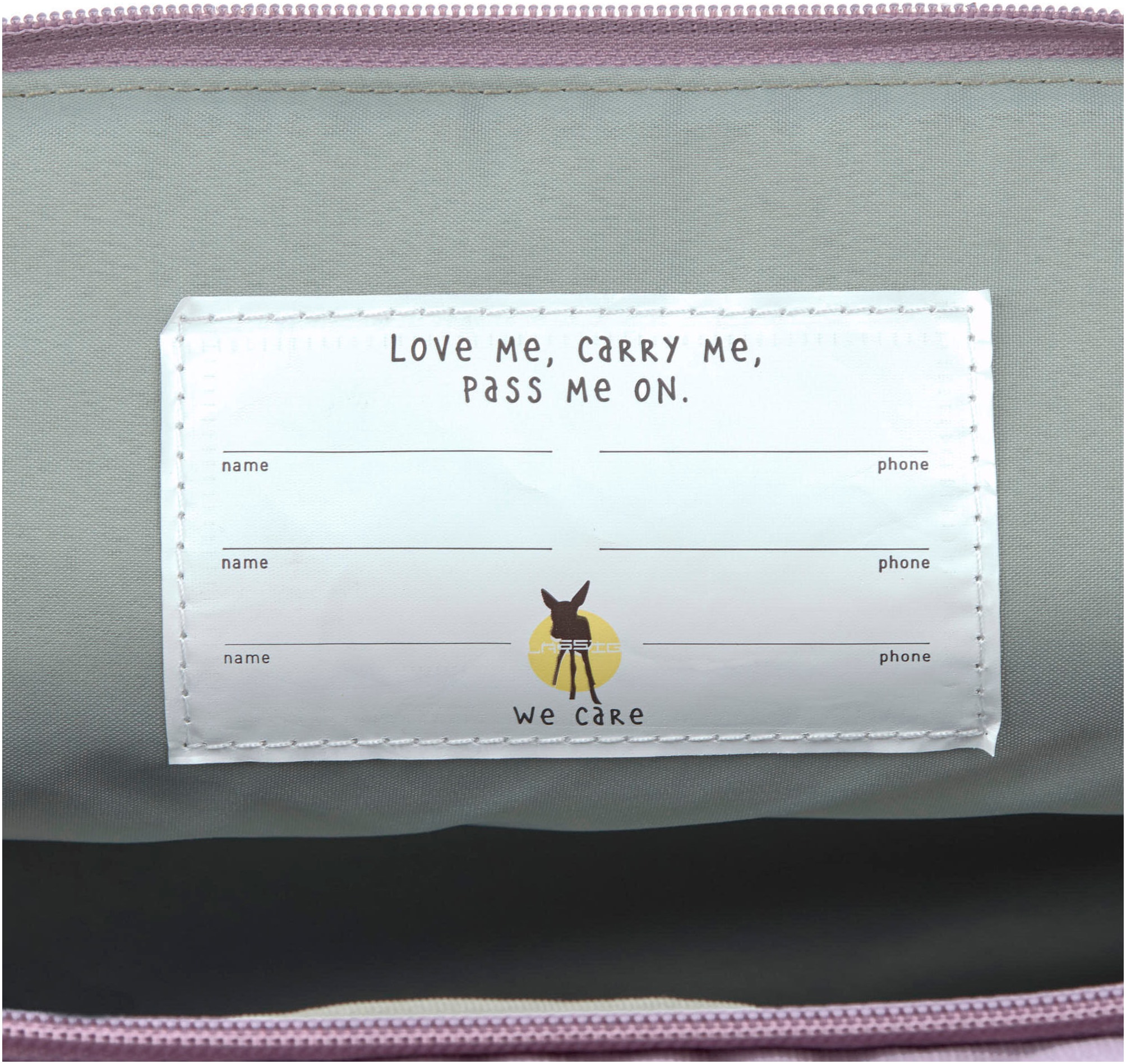 LÄSSIG Kinderrucksack »Little Gang, Mini Rolltop Backpack, lilac«, Reflektoren, aus recycelten PET-Flaschen
