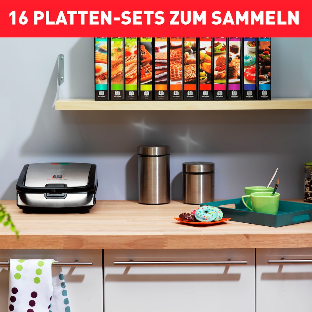 Tefal Waffeleisen »SW853D Snack Collection«, 700 W