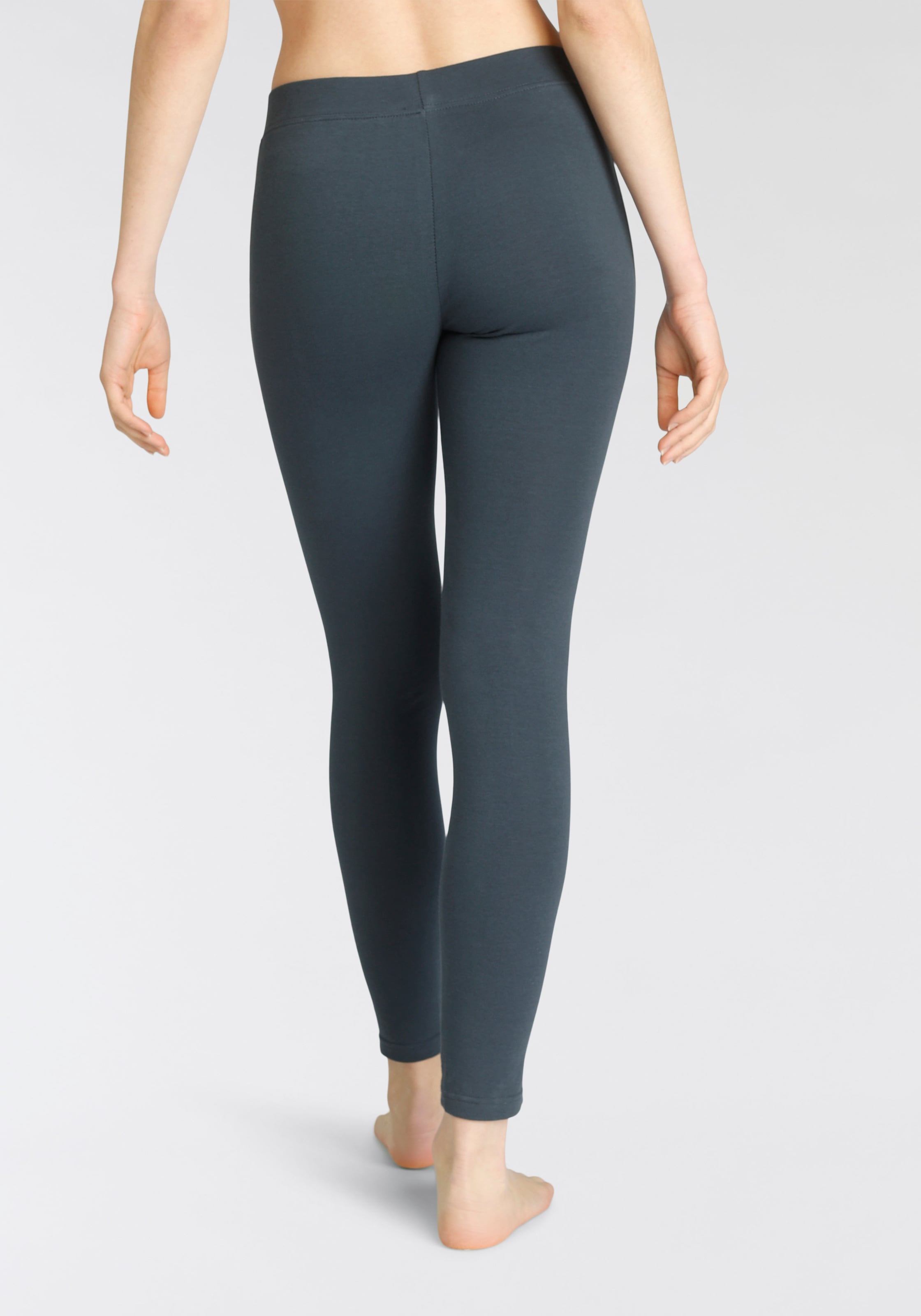H.I.S Leggings, mit weißer Kontrastpaspel