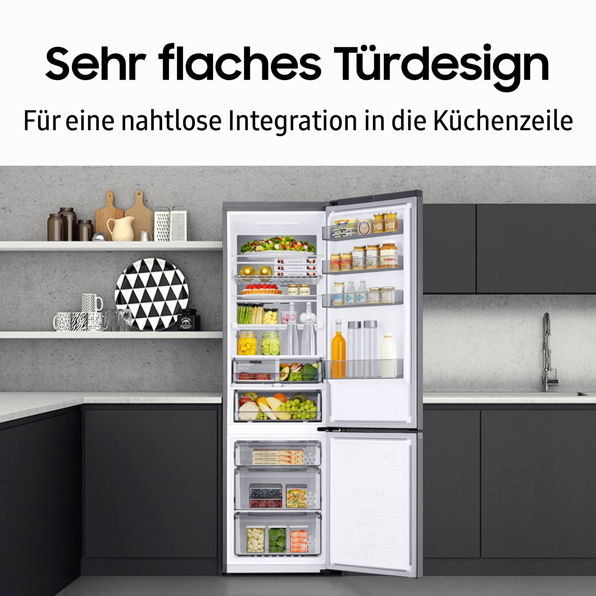 Samsung Kühl-/Gefrierkombination »RB38C7AGWS9«