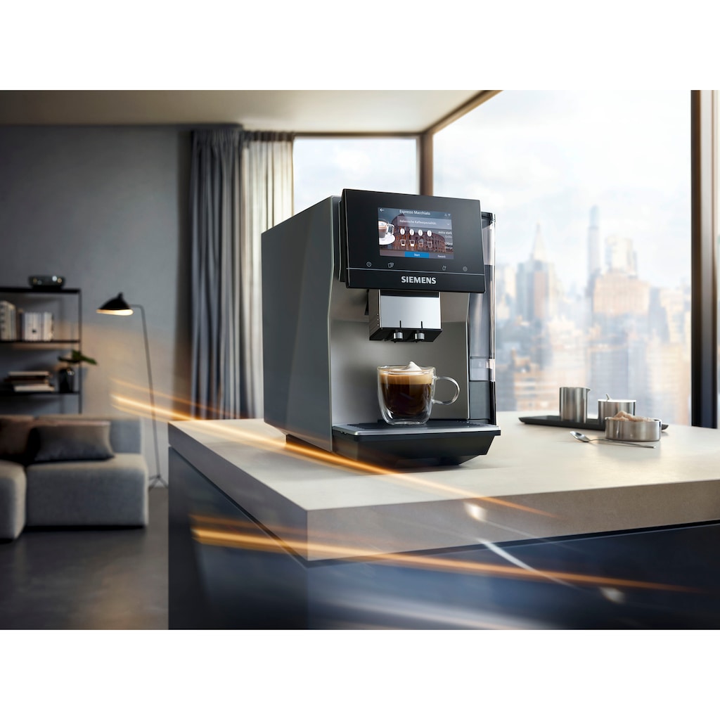 SIEMENS Kaffeevollautomat »EQ.700 Inox silber metallic TP705D47«