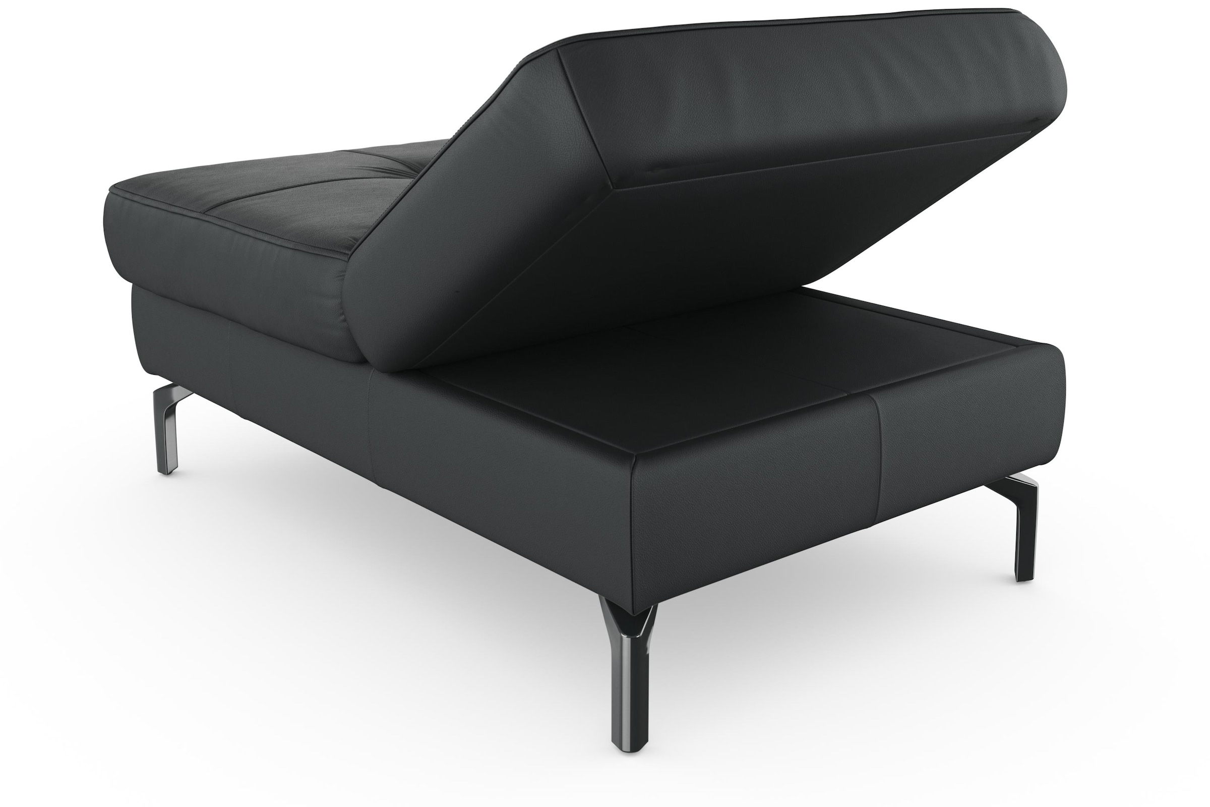 sit&more Hocker »Bendigo« mit Klappfunktion, Bodenfreiheit 15 cm, wahlweise in 2 Fußfarben