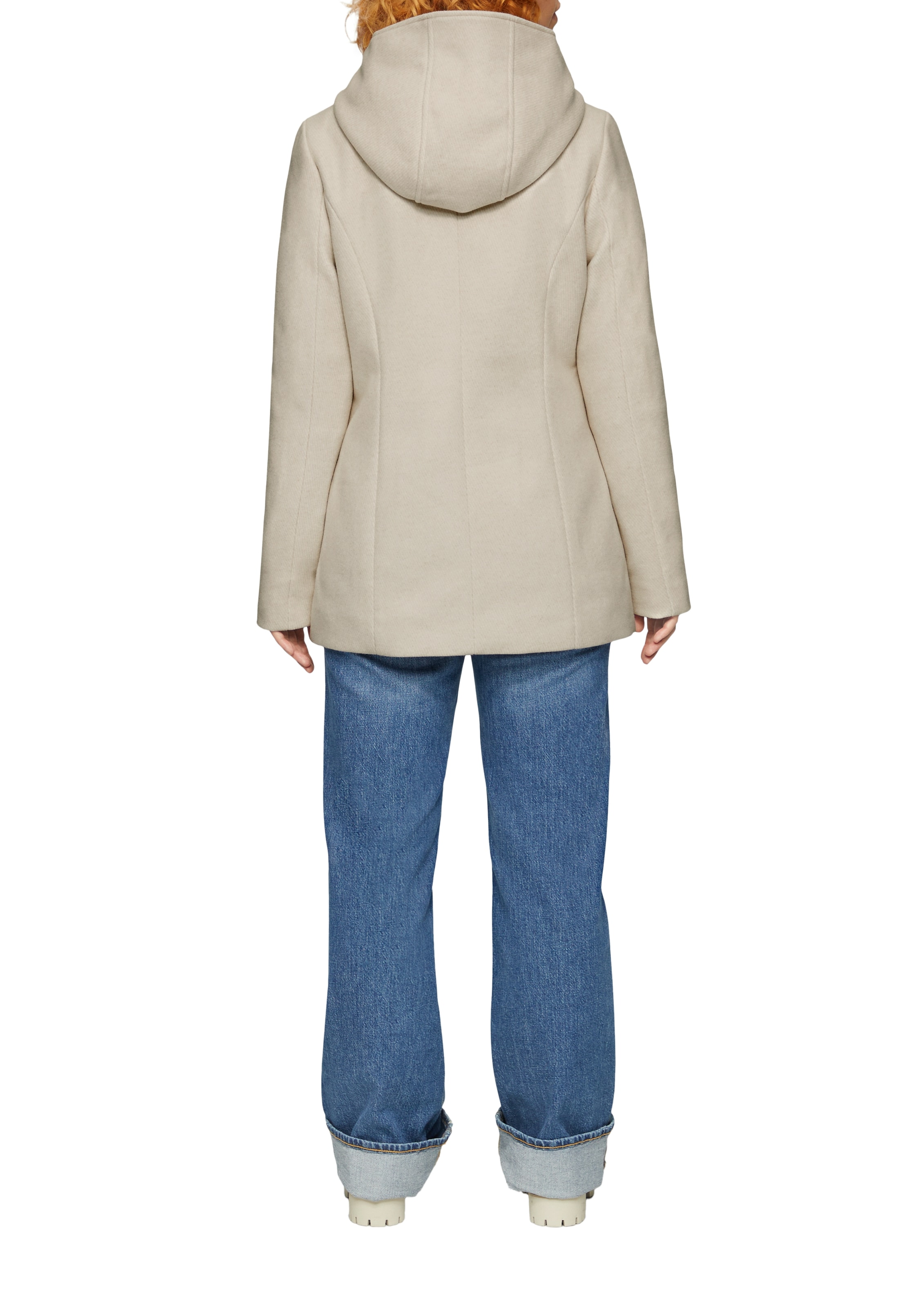 QS Outdoorjacke, mit Kapuze, mit Kapuze
