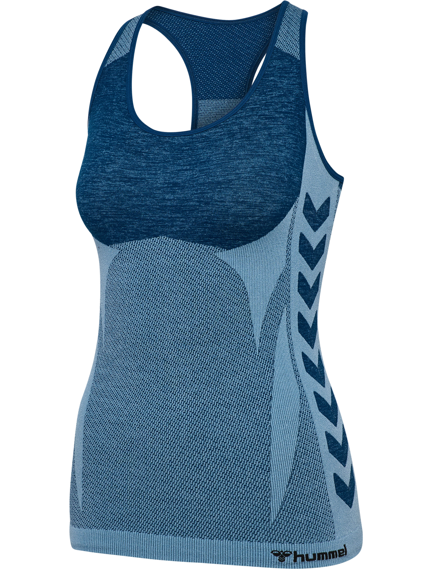 hummel Tanktop »HMLCLEA SEAMLESS TOP« dehnbarer Stoff, mit gestricktem Mesh auf der Rückseite
