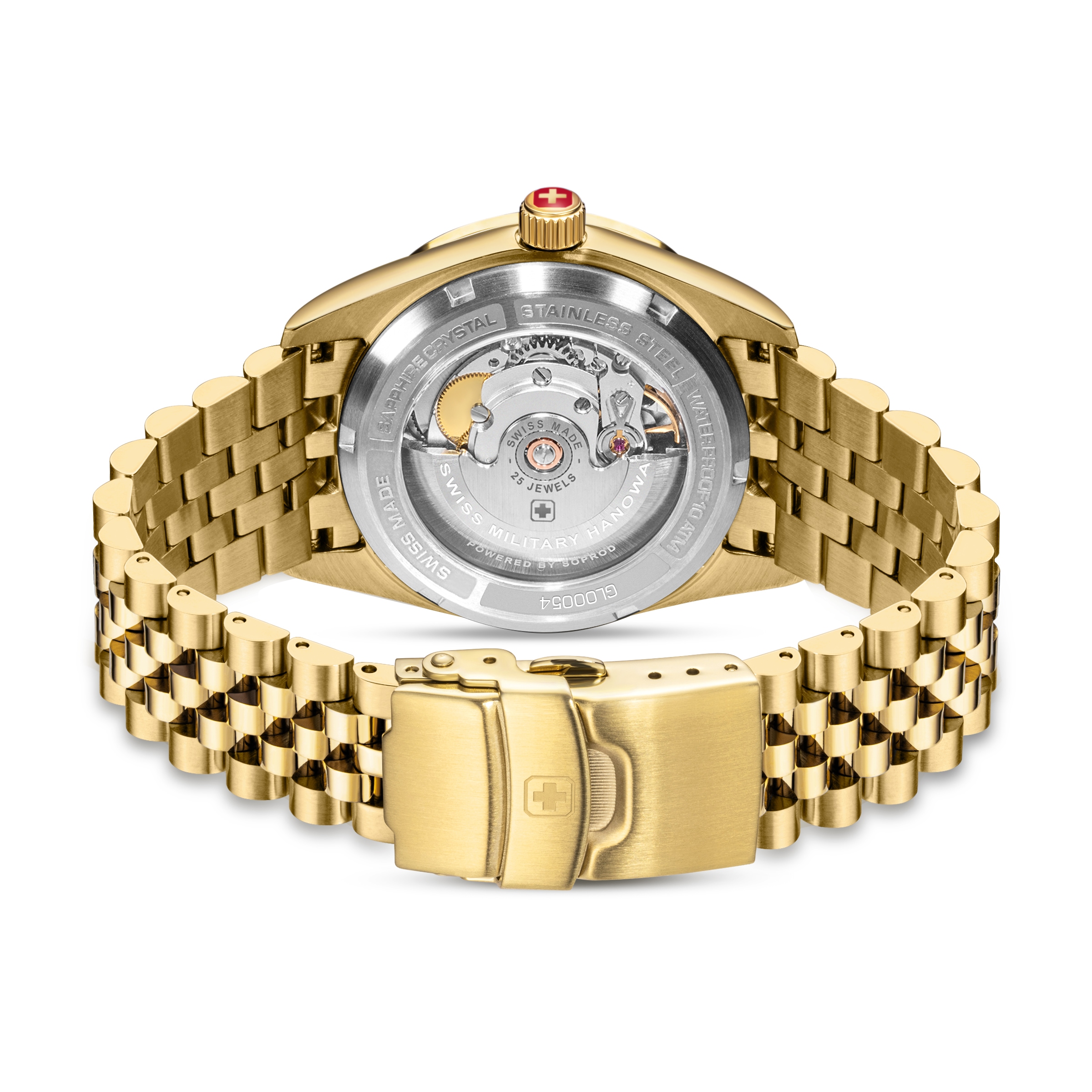 Swiss Military Hanowa Automatikuhr »Master Diligenter« Armbanduhr, Herrenuhr, Swiss Made, Mechanische Uhr, Edelstahlarmband