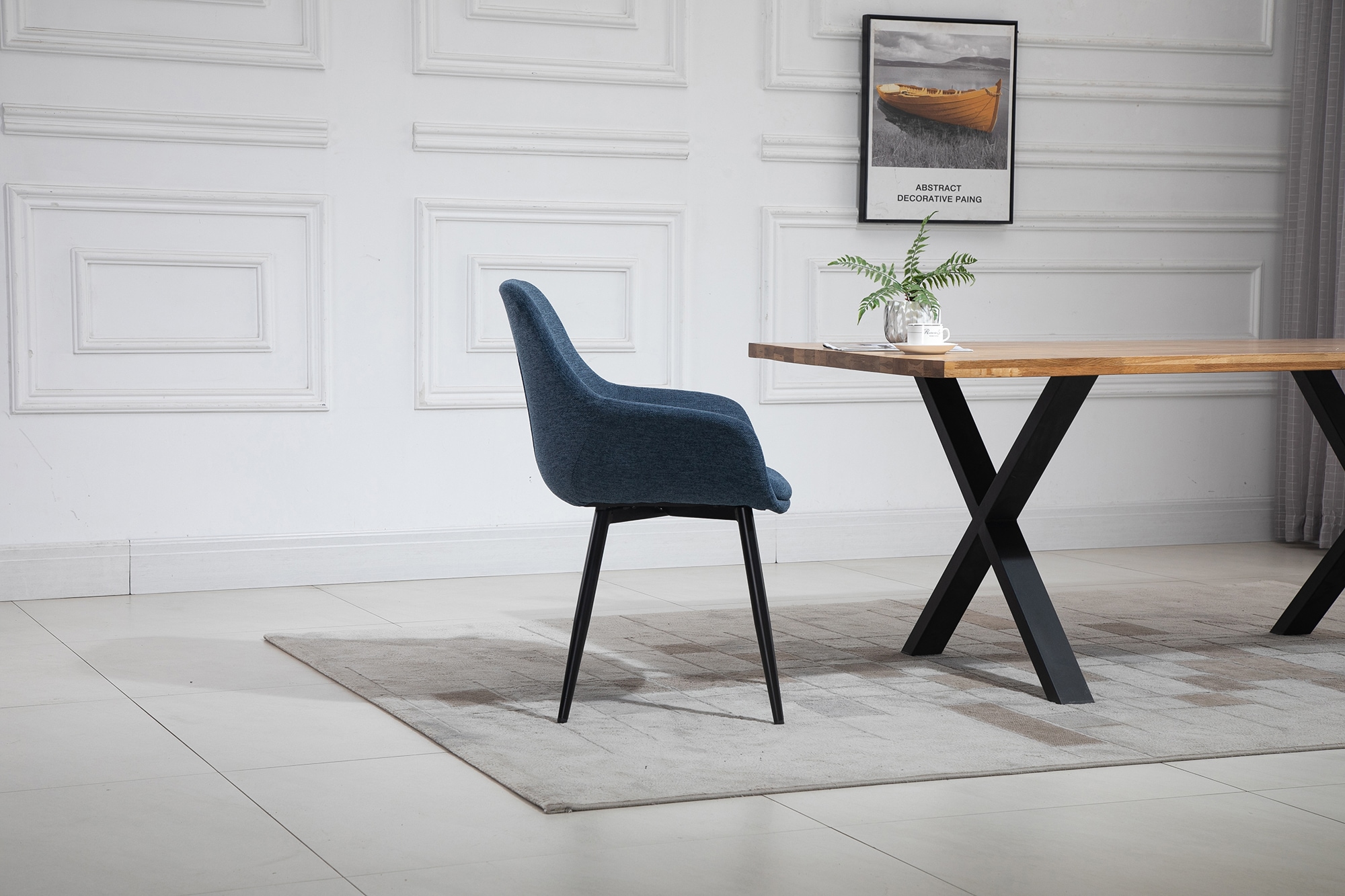 SalesFever Essgruppe »Stilvolle Essgruppe für Ihr Zuhause« Set, 5 Stk. tlg. 5-teiliges Set, Tischplatte mit seidenmattem OSMO Hartwachs-Öl behande