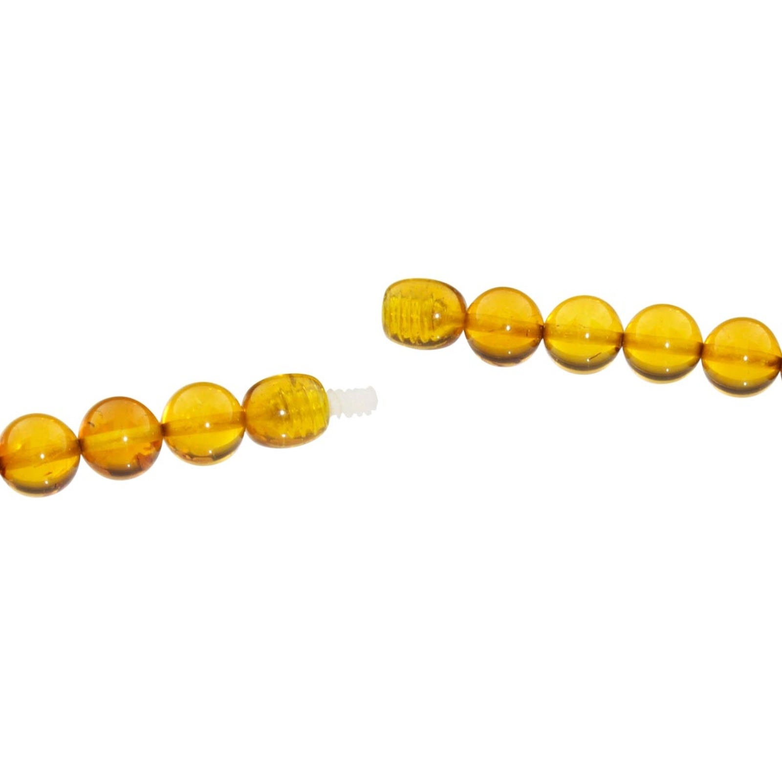 OSTSEE-SCHMUCK Kette ohne Anhänger »- Kugel 8 mm - Bernstein -,«