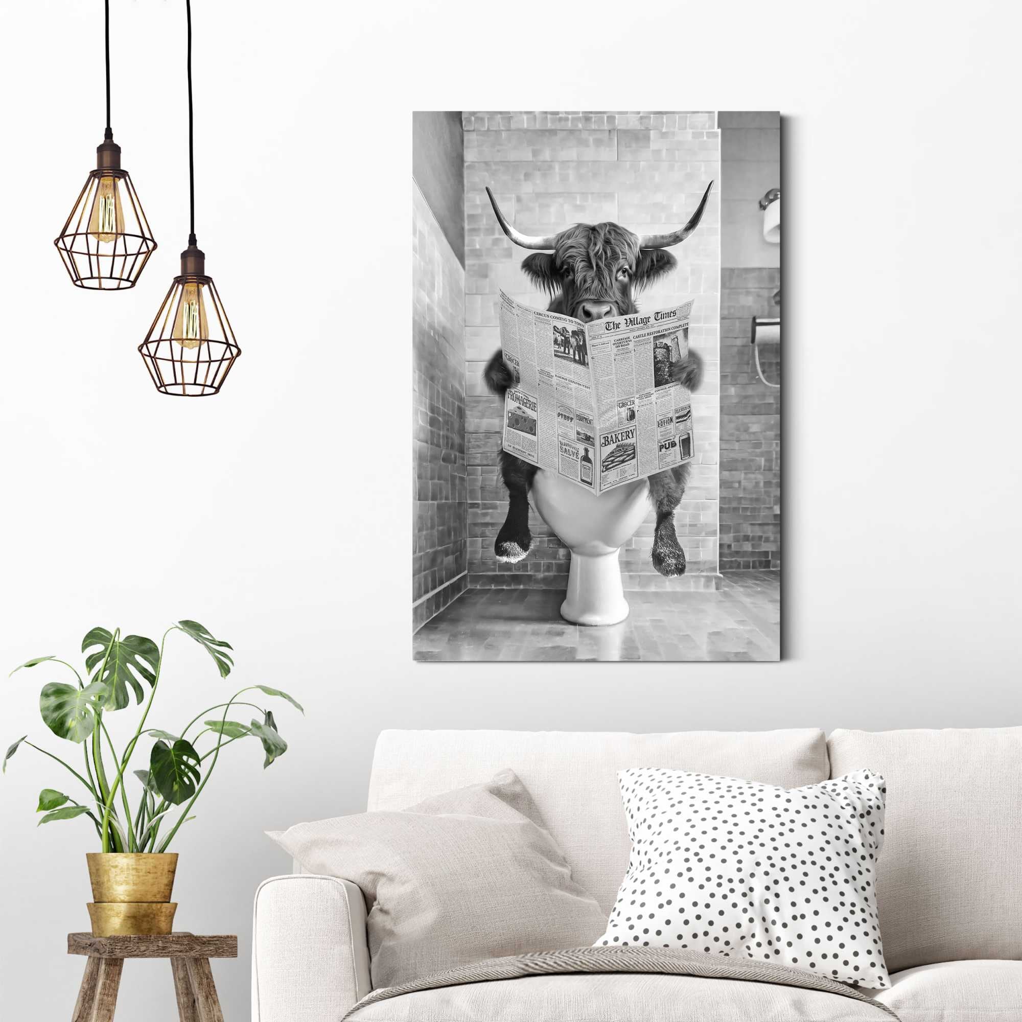 Reinders! Deco-Panel »Highlander Toilet«