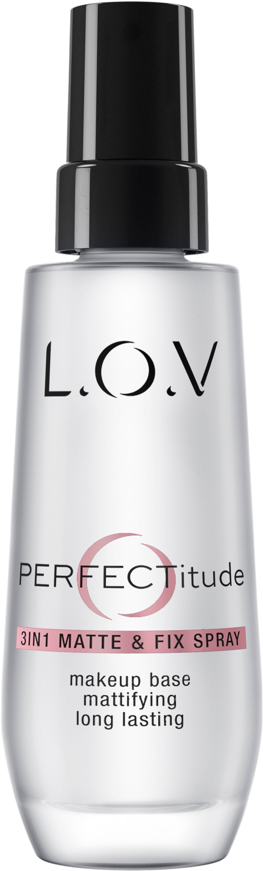 L.O.V Fixierspray »L.O.V PERFECTITUDE 3in1 matte & fix spray«, Verträglichkeit hautärztlich bestätigt