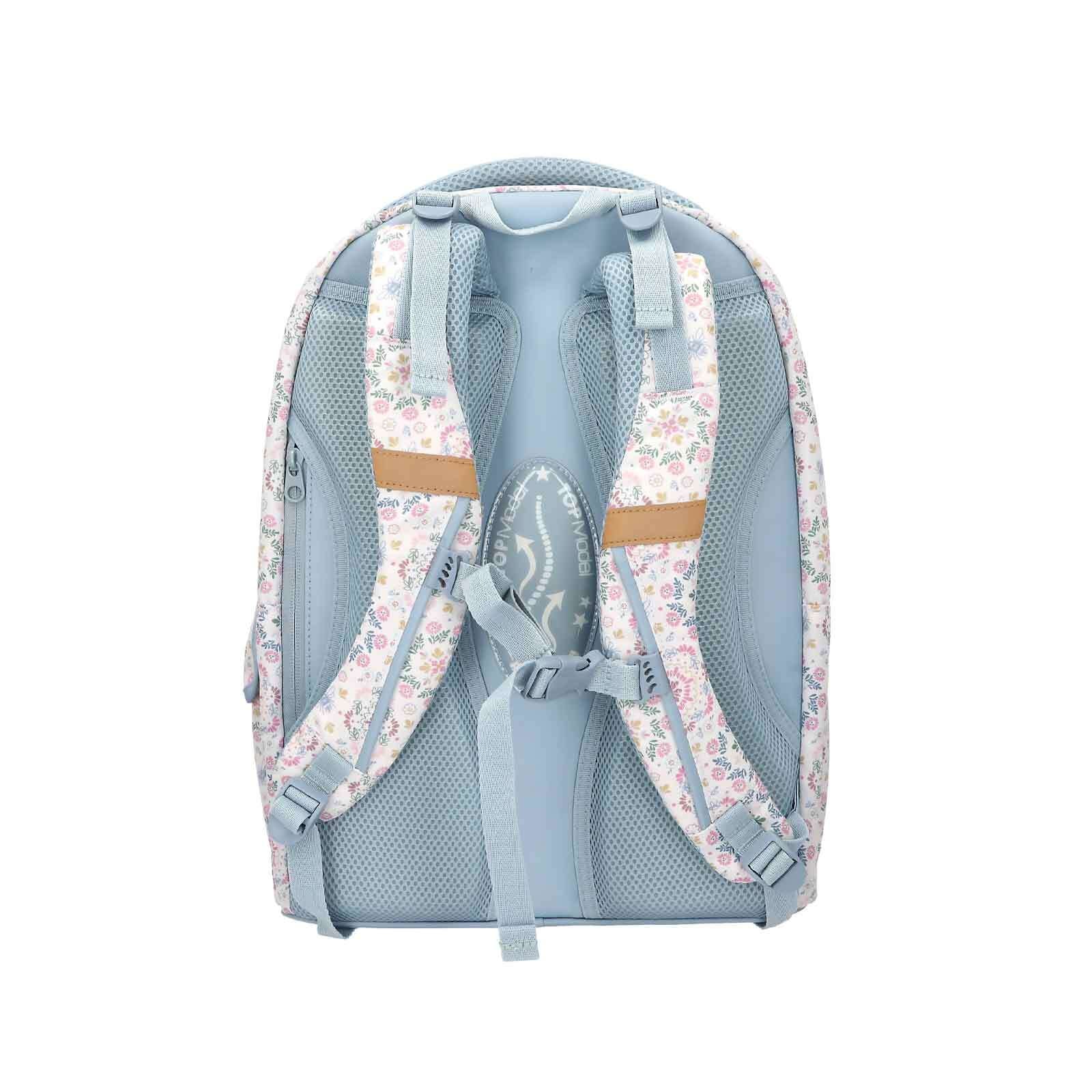 Depesche Rucksack »Schulrucksack FESTIVAL FUN TOPModel 25 x 34 x 43 cm hellblau«