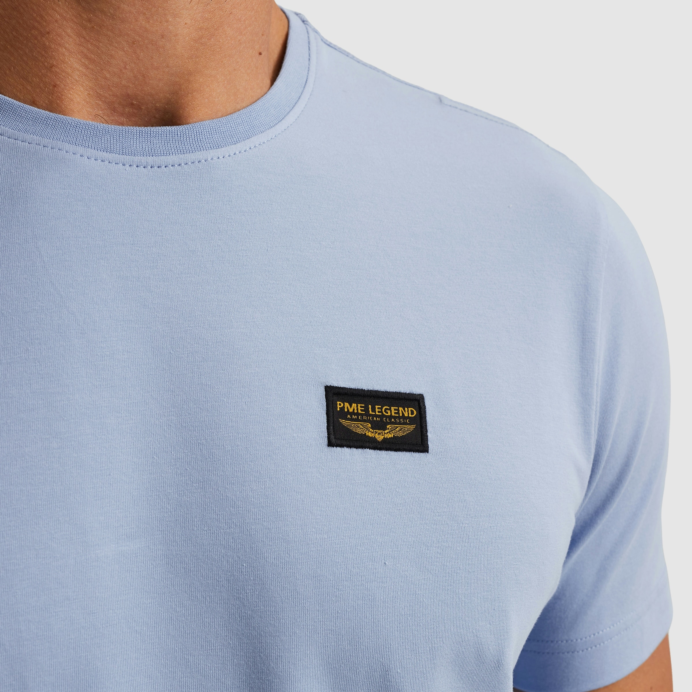 PME LEGEND T-Shirt mit Logobadge