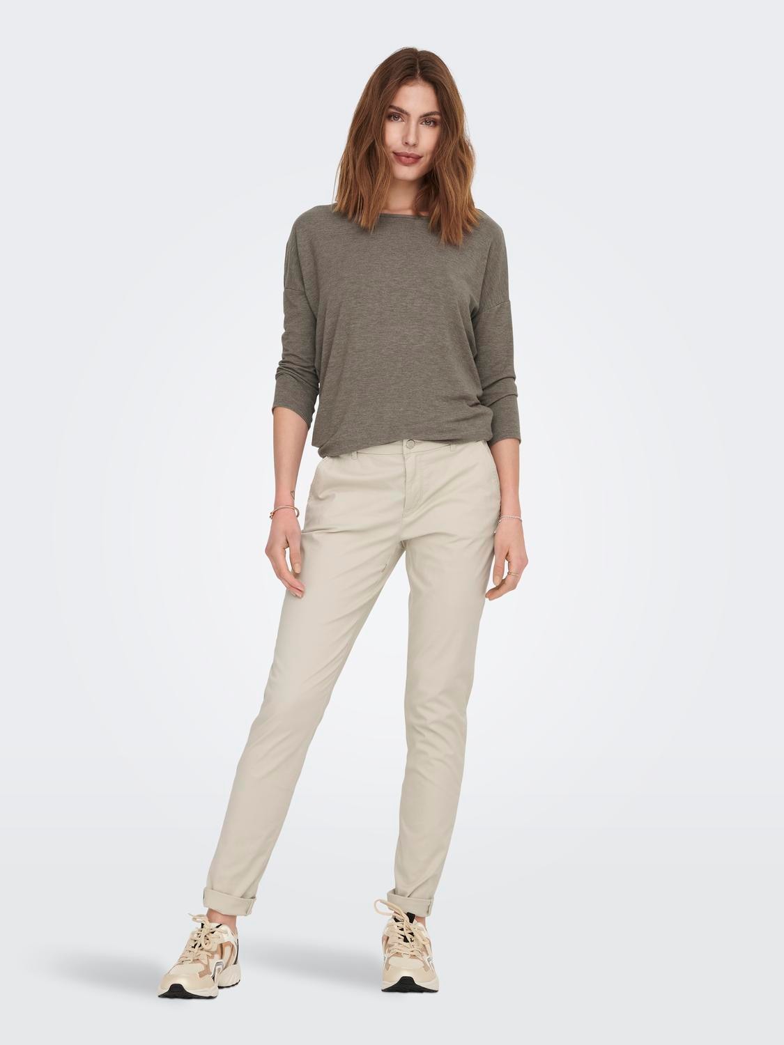 ONLY 3/4-Arm-Shirt »ONLGLAMOUR 3/4 TOP JRS NOOS«, in lässiger Oversize-Form