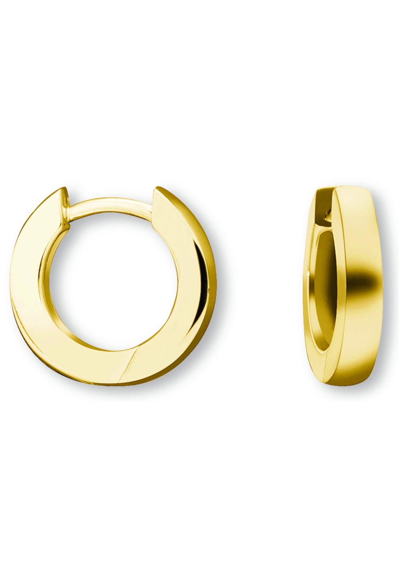 ONE ELEMENT Paar Creolen »Ohrringe  Creolen aus 585 Gelbgold Ø 12,0 x 2,0 mm«