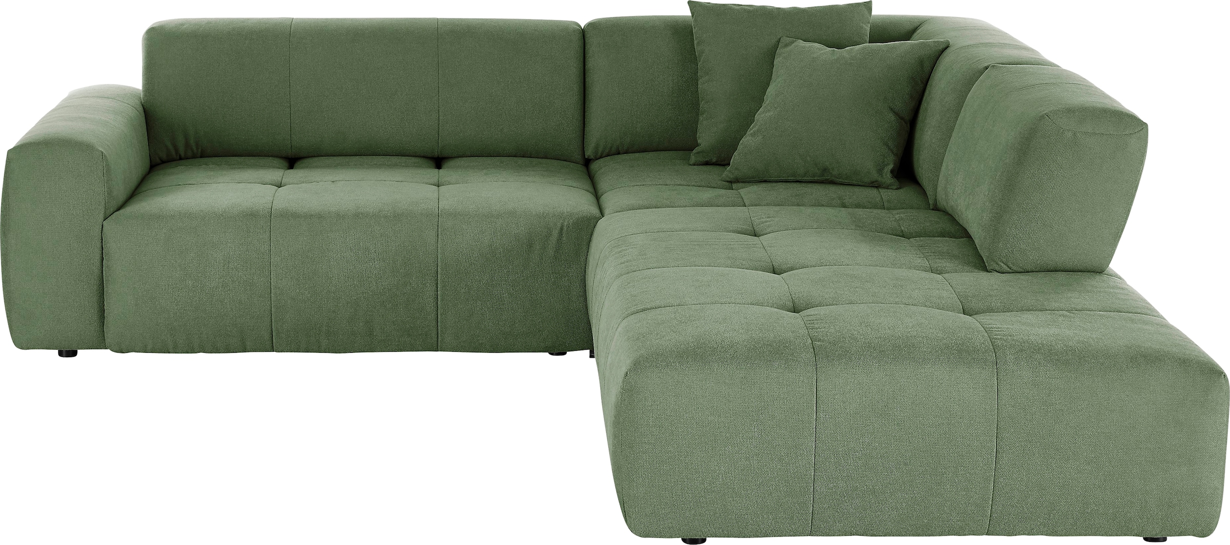 3C Candy Ecksofa »Yoshy Komfortsofa, bequem und modern, hochwertige Verarbeitungsdetails«, Zwei verschiedene Sitztiefen durch verstellbare Rückenlehne, L-Form