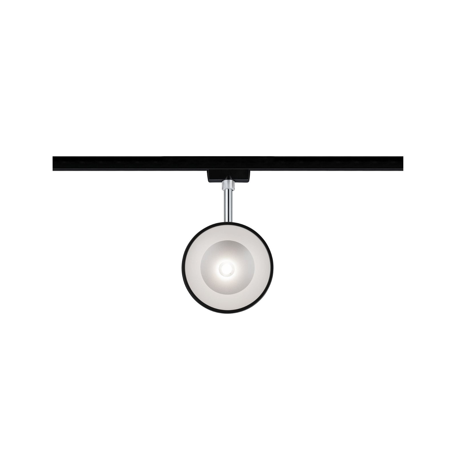 Paulmann Schienensystem-Leuchten »URail Schienenspot Arena 860lm 14W 4000K 230V Schwarz matt, Chrom«