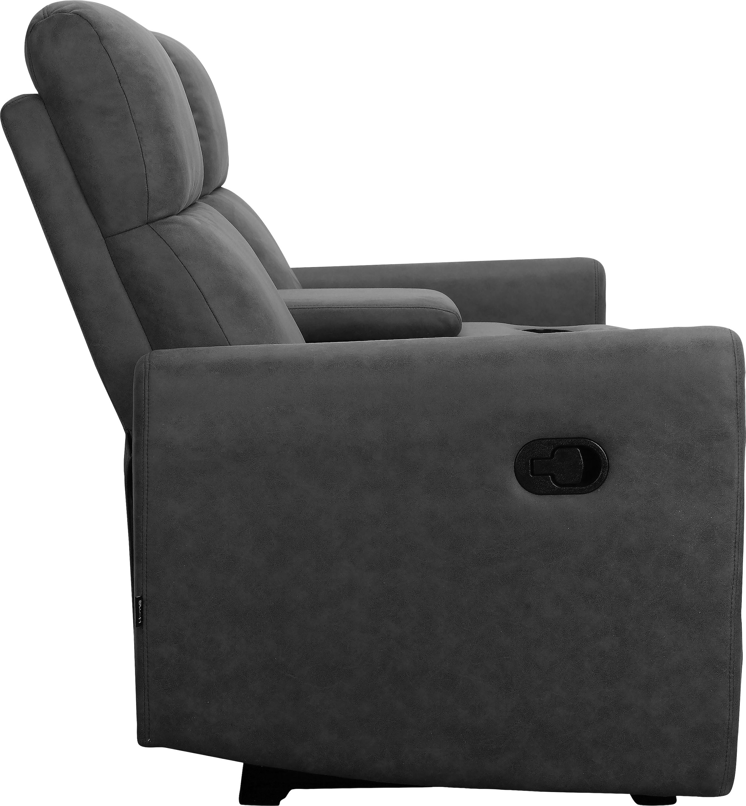 Home affaire 2-Sitzer »Daoulas, 2er-Kinosofa, TV-Sessel, Multimedia-Sofa«, Kinosofa mit Relaxfunktion, Getränkehalter und Stauraum