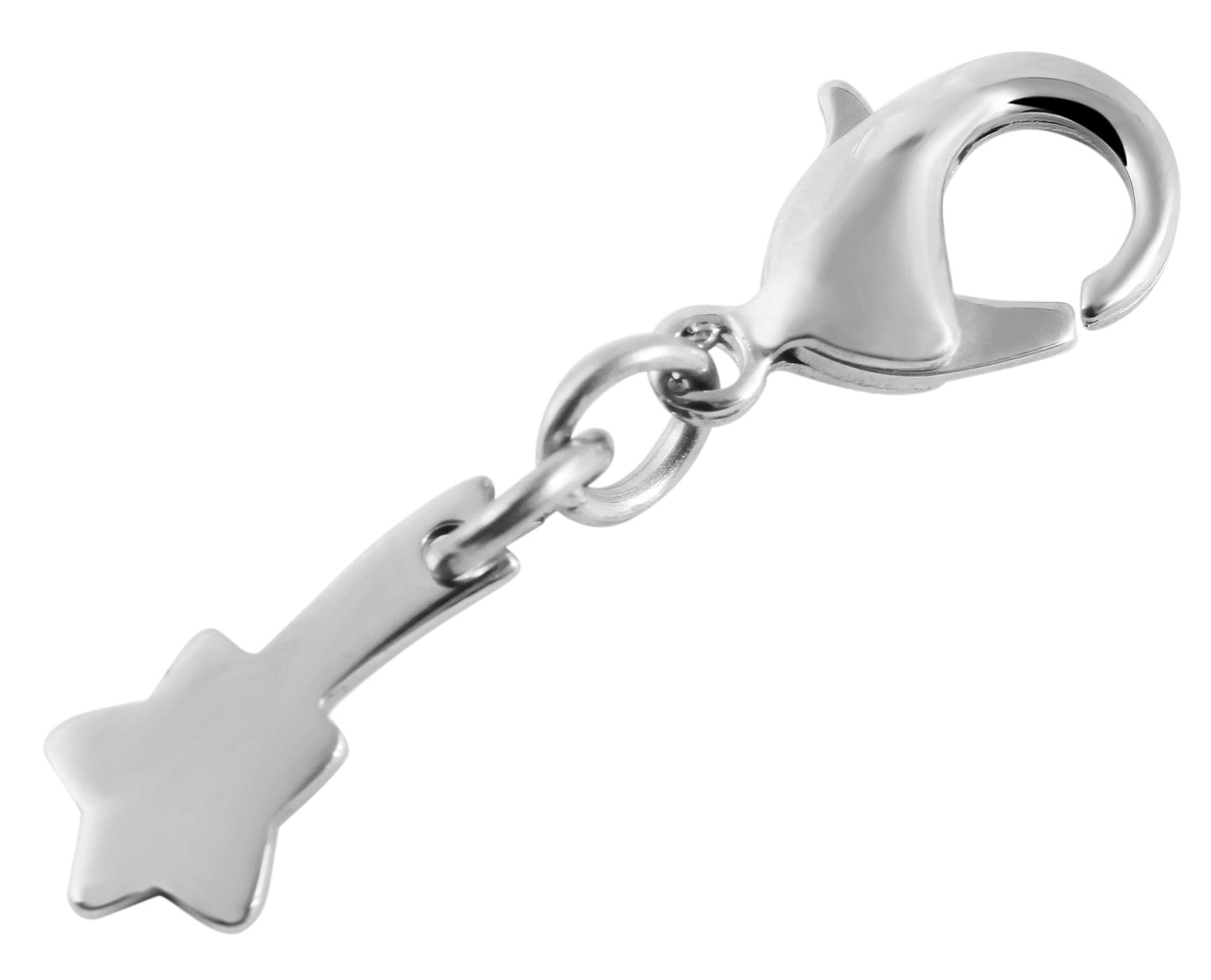 Adelia´s Kettenanhänger »Unisex Anhänger ¿ Stern Charmanhänger aus Edelstahl«
