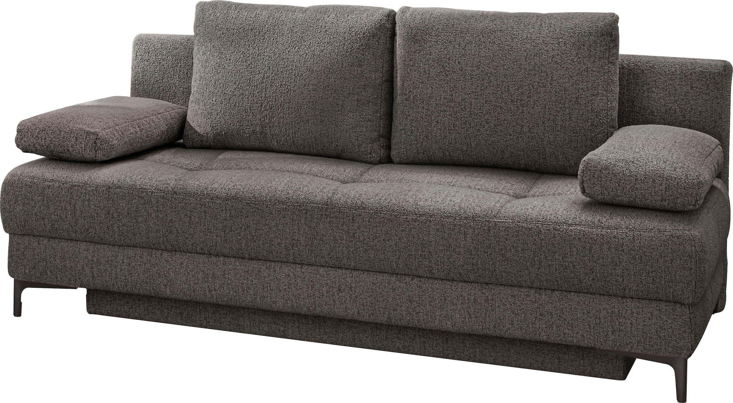 Jockenhöfer Gruppe Schlafsofa »Felix, B: 205 cm, Liegefl. 155x201 cm, Dauerschlafsofa, inkl. Topper« inklusive Schlaffunktion und Bettkasten, Federkernpolsterung