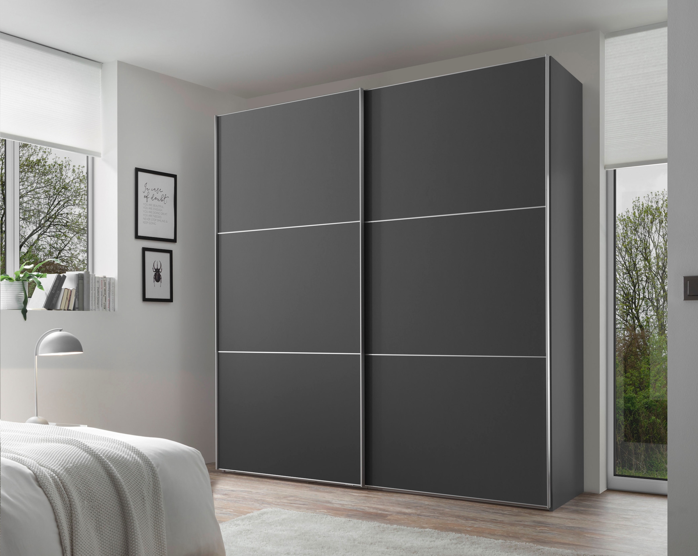 STAUD Schwebetürenschrank »Includo, Made in Germany« Mit vier verschiedenen Ausstattungsvarianten