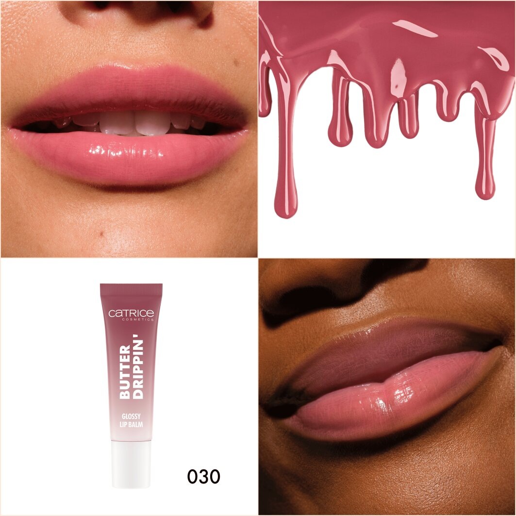 Catrice Lippenbalsam »Butter Drippin' Glossy Lip Balm« Dezenter Farbakzent, geschmeidig, hochglänzend, spendet Feuchtigkeit.