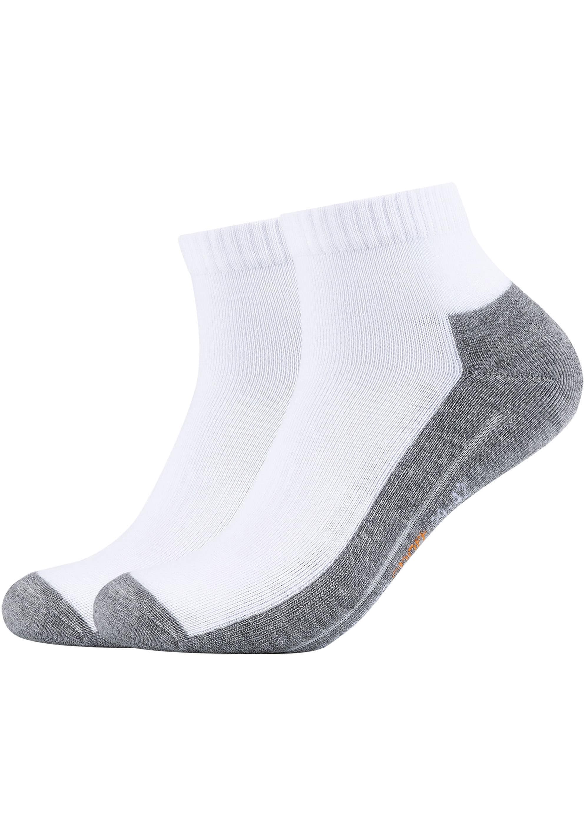 Camano Sportsocken »function«, (4er Pack), mit entlastender Halbplüschsohle
