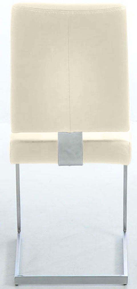 K+W Komfort & Wohnen Freischwinger () stabiles Hochkantgestell, in Leder oder Microfaser