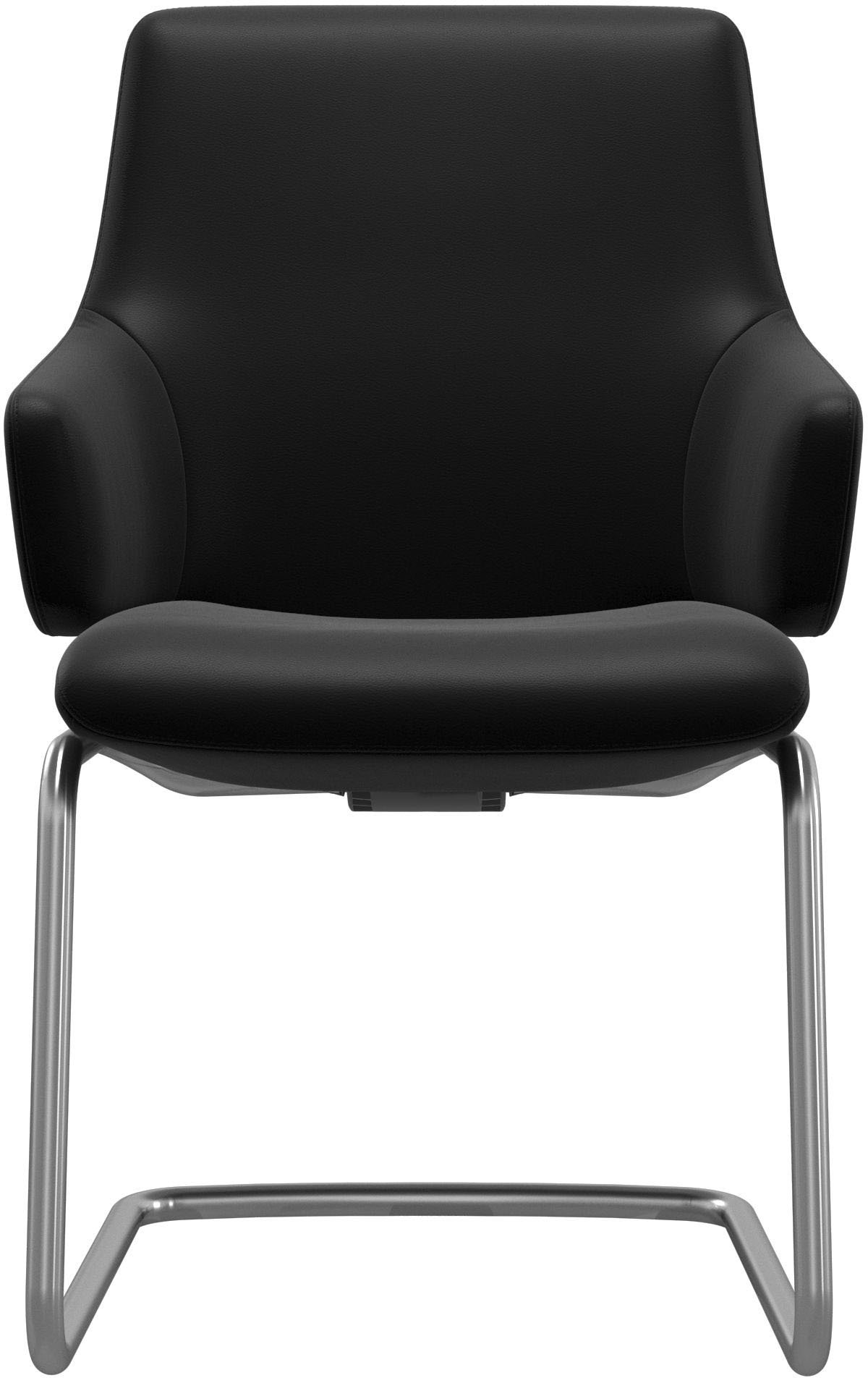 Stressless® Polsterstuhl »Laurel«, Leder BATICK, Low Back mit Armlehne, Größe L, mit Beinen aus Stahl in Chrom glänzend