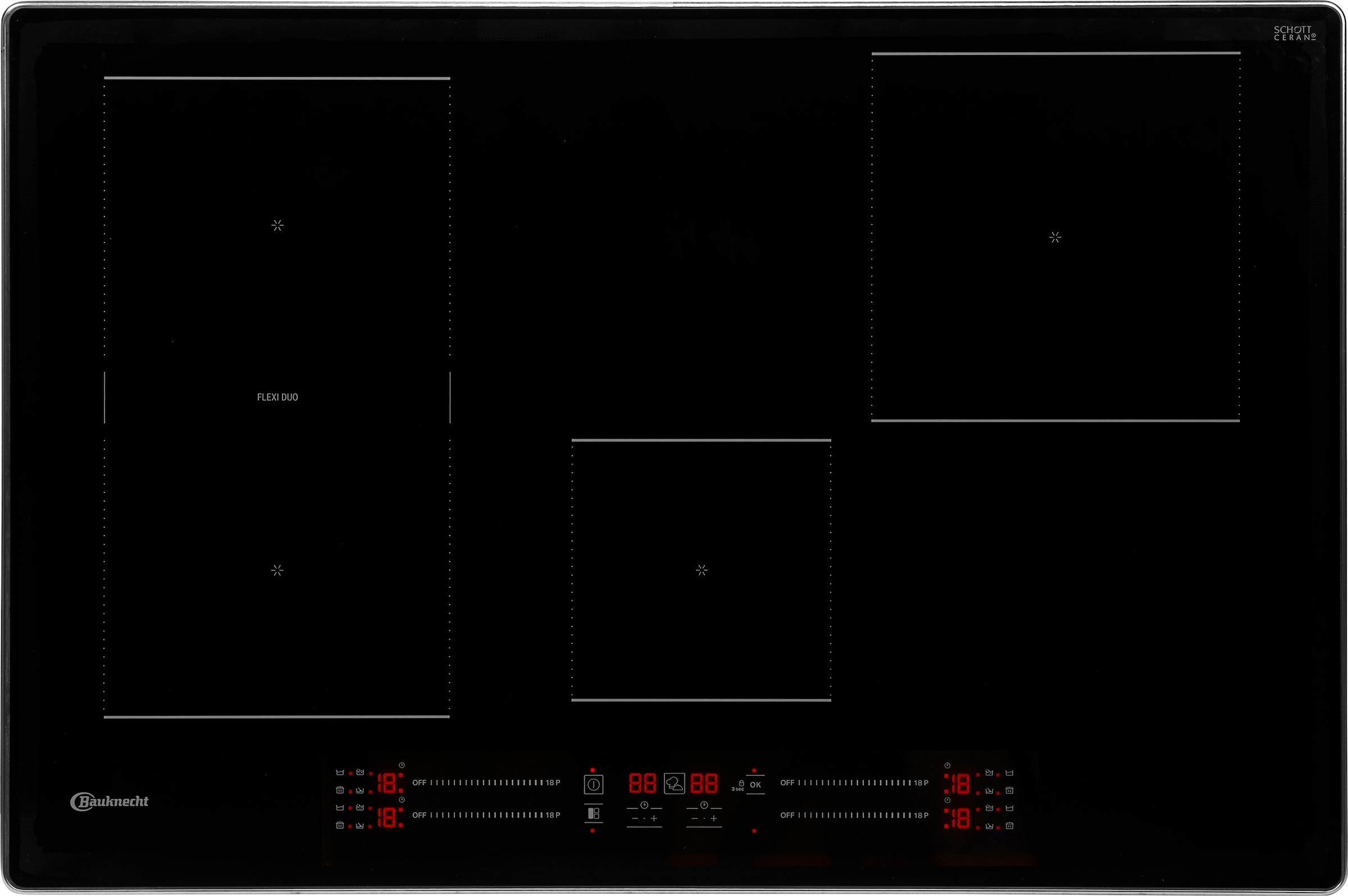 Flex-Induktions-Kochfeld von SCHOTT CERAN® »BS 2677C AL«, BS 2677C AL