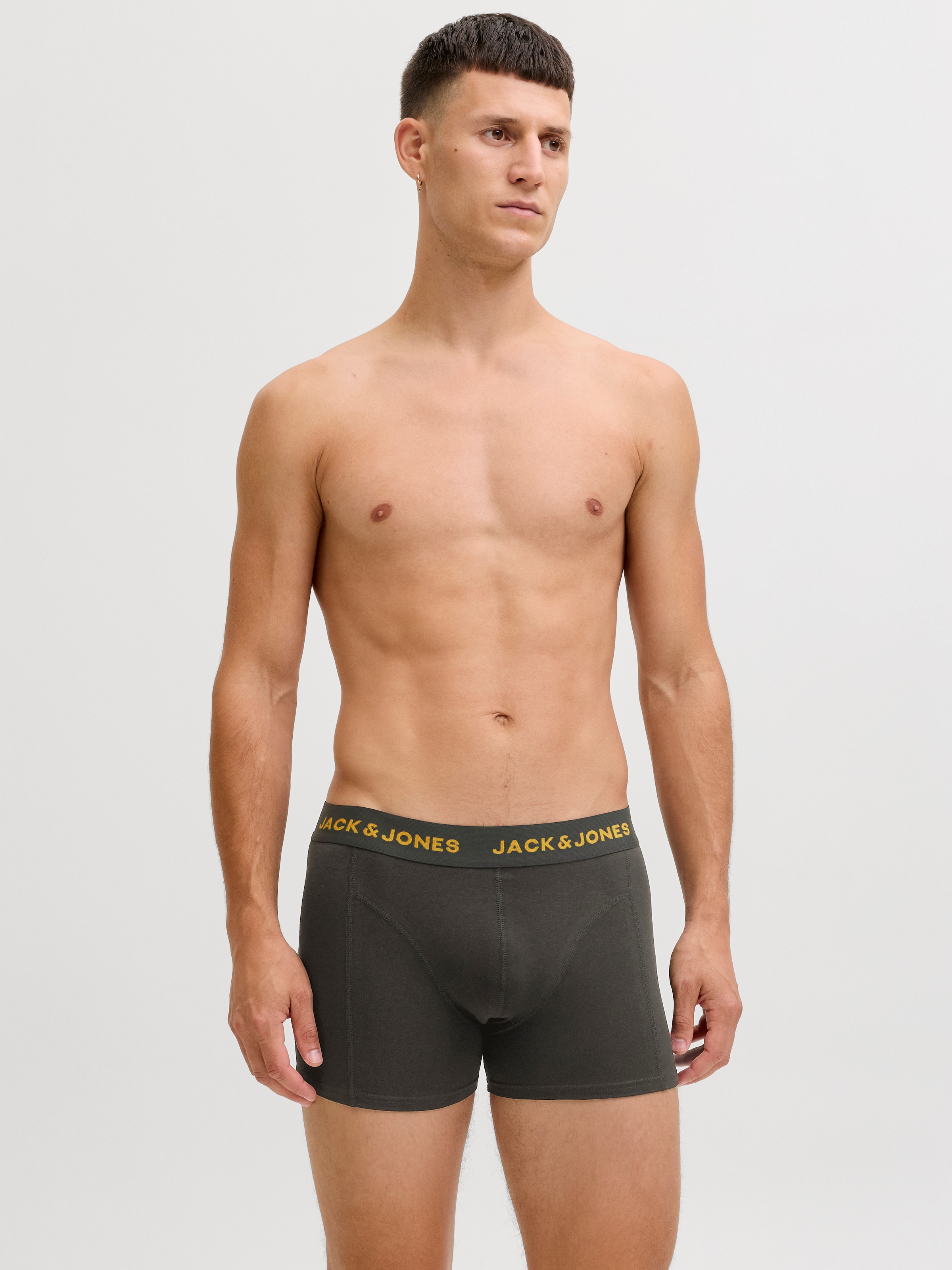 Jack & Jones Trunk »JACBOLT SOLID TRUNKS 12 PACK« Packung, 12 Stk. Baumwollmischung, elastischer Bund