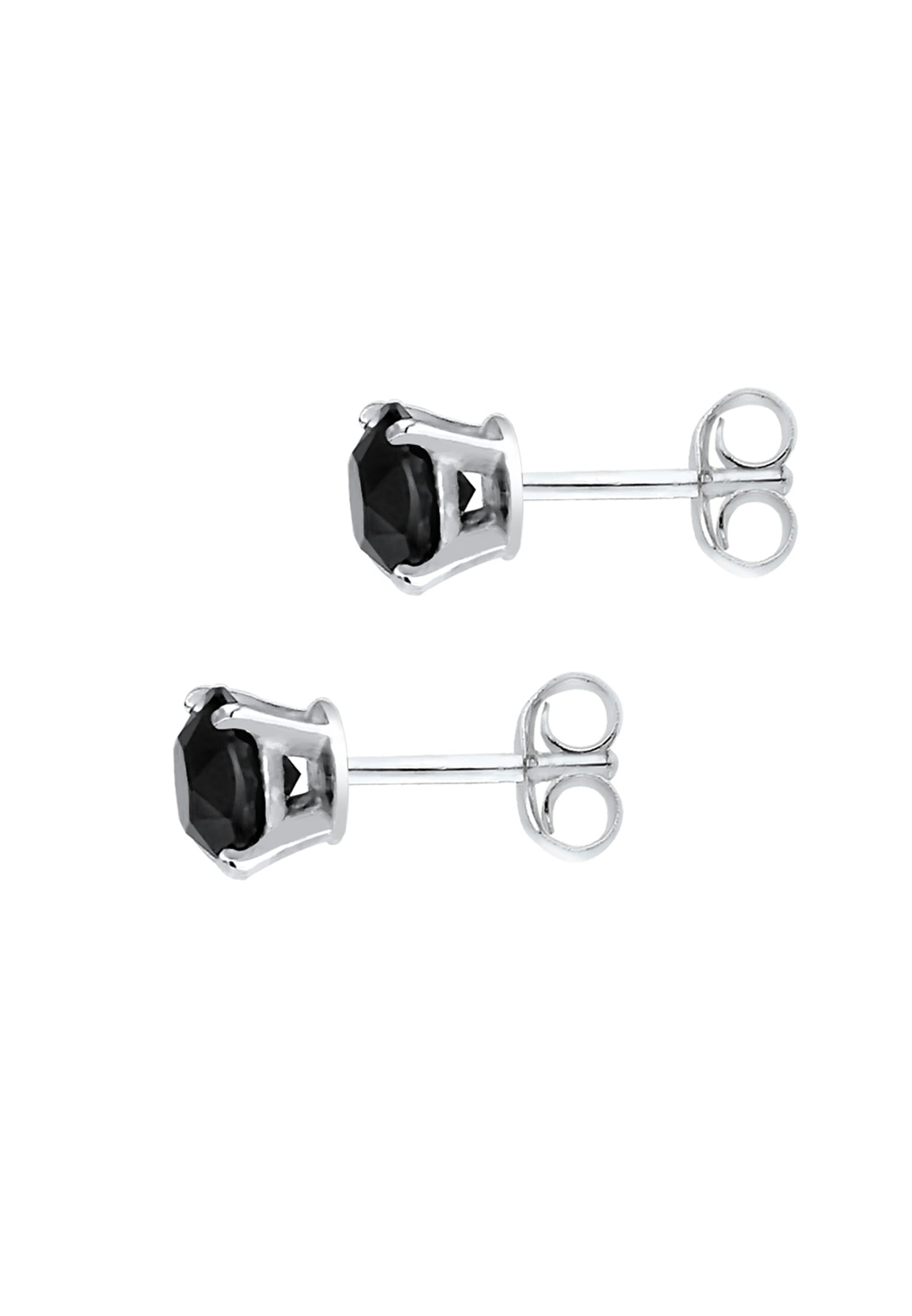 Kuzzoi Paar Ohrstecker »Ohrringe Basic Stecker Geo Kristalle 925 Silber«