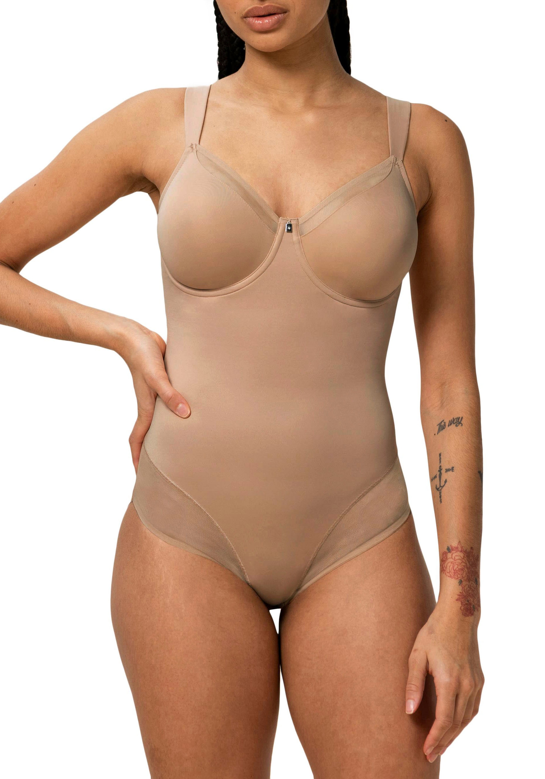 Triumph Shaping-Body »True Shape Sensation BSW«, Cup B-E mit Bügeln, Shapewear, Details aus zarter Tüll-Spitze