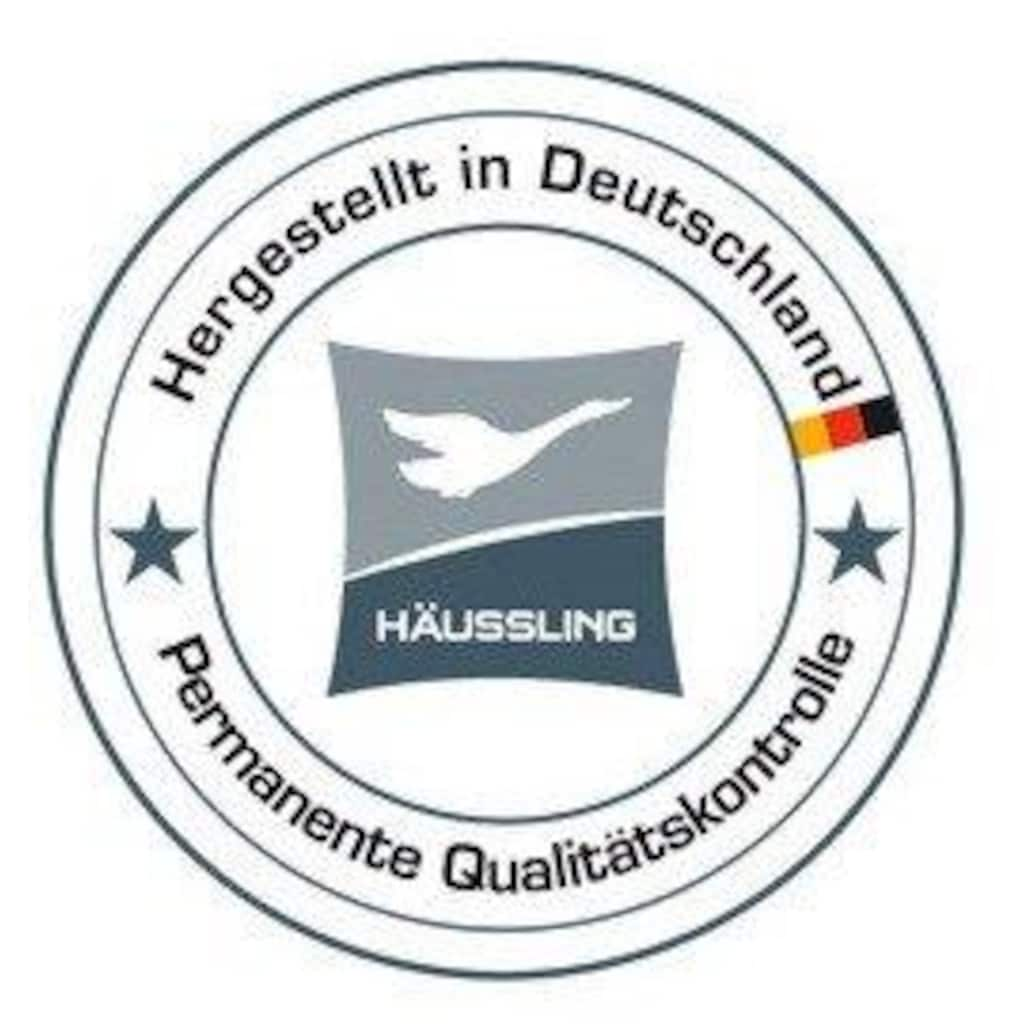 Haeussling Daunenbettdecke »Moschus Royal«, leicht, Füllung 100 % Daunen, Bezug 100 % Baumwolle, (1 St.)