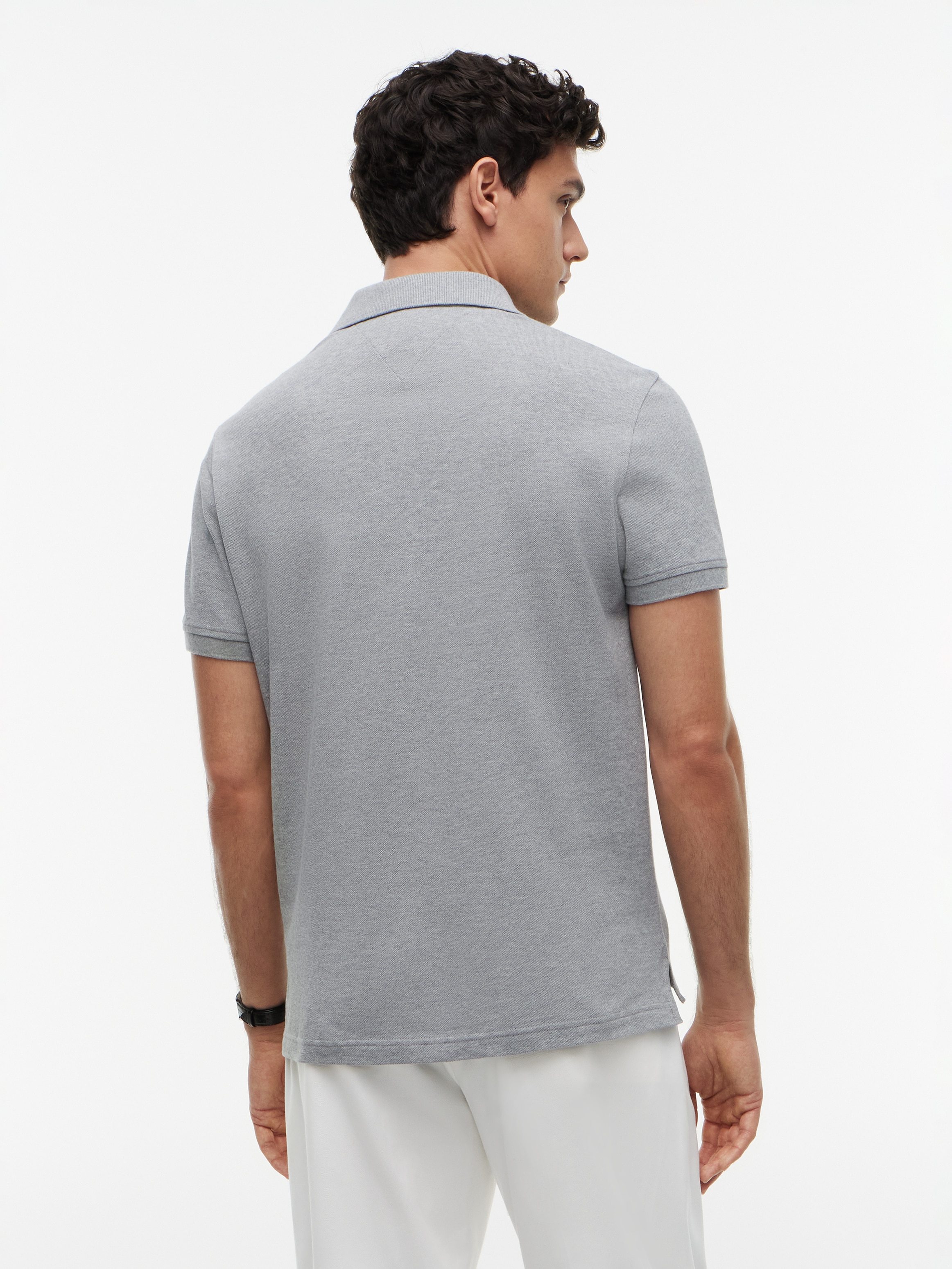 Tommy Hilfiger Poloshirt »1985 REGULAR POLO mit Kontraststreifen und Knopfleiste« unifarben, sportlich, regular fit, Baumwollmix, Polokragen
