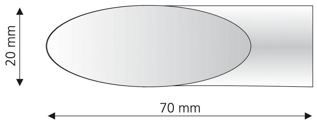 Liedeco Gardinenstangen-Endstück »Cut«, (Set, 2 St.), für Gardinenstangen Ø 16 mm