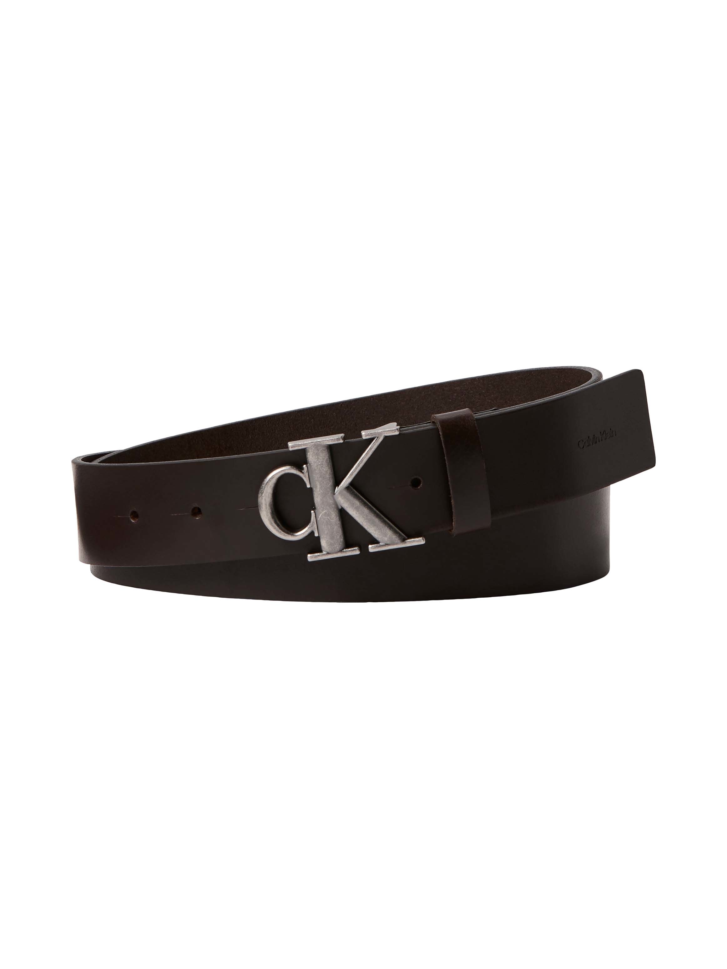 Calvin Klein Ledergürtel »CK BUCKLE SMOOTH 35MM« Größenverstellbar mit Metallschließe